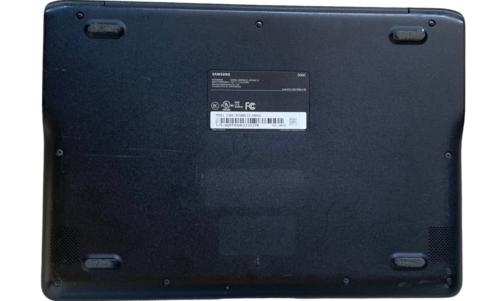 Samsung Chromebook 3 ‎XE500C13 11.6” (16GB SSD Intel Celeron N3050 1.6GHz)