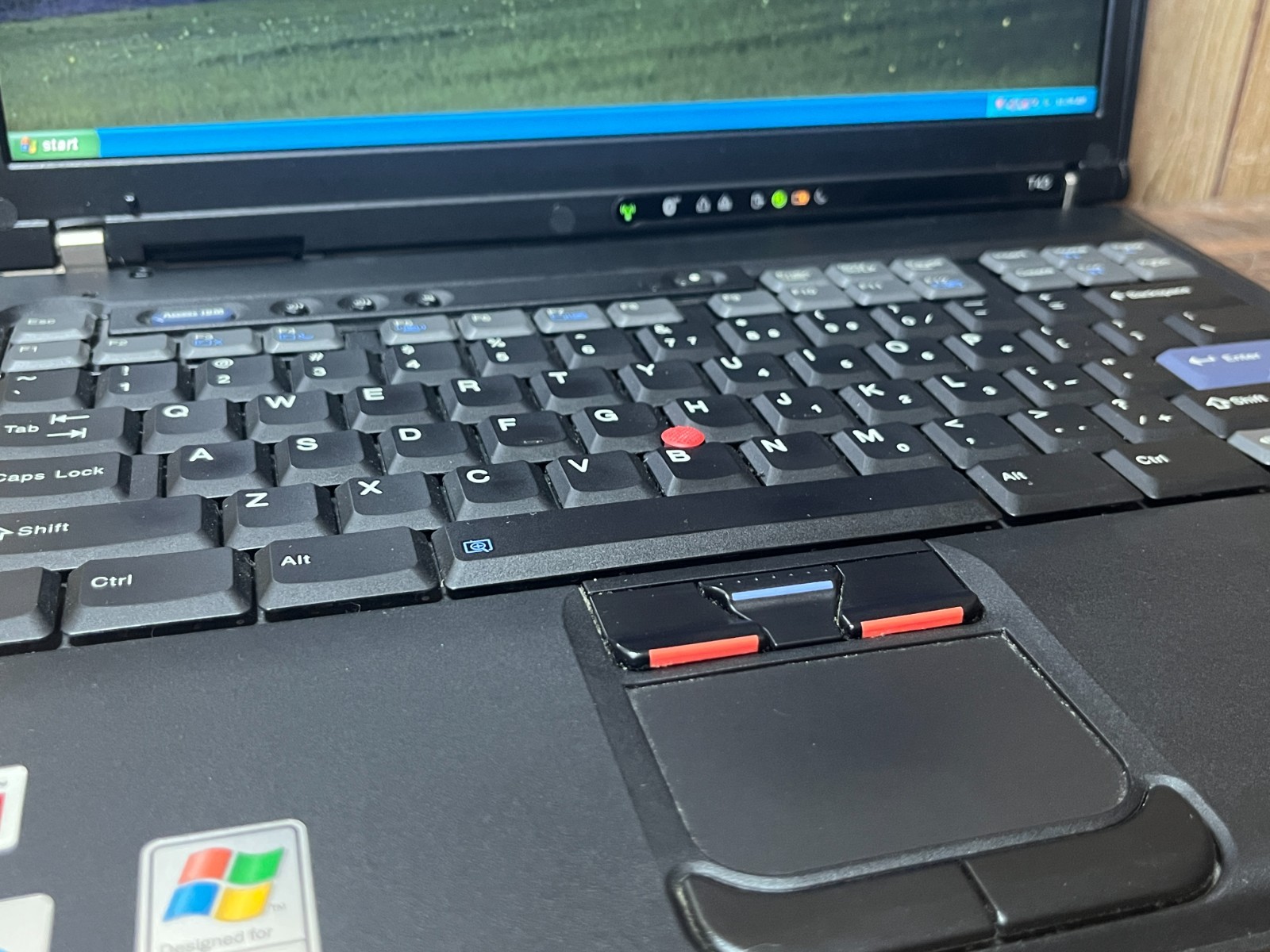 IBM Thinkpad T43 14″ XP PRO COLLECTOR Retro Vintage Laptop Intel ATI X300 SXGA+