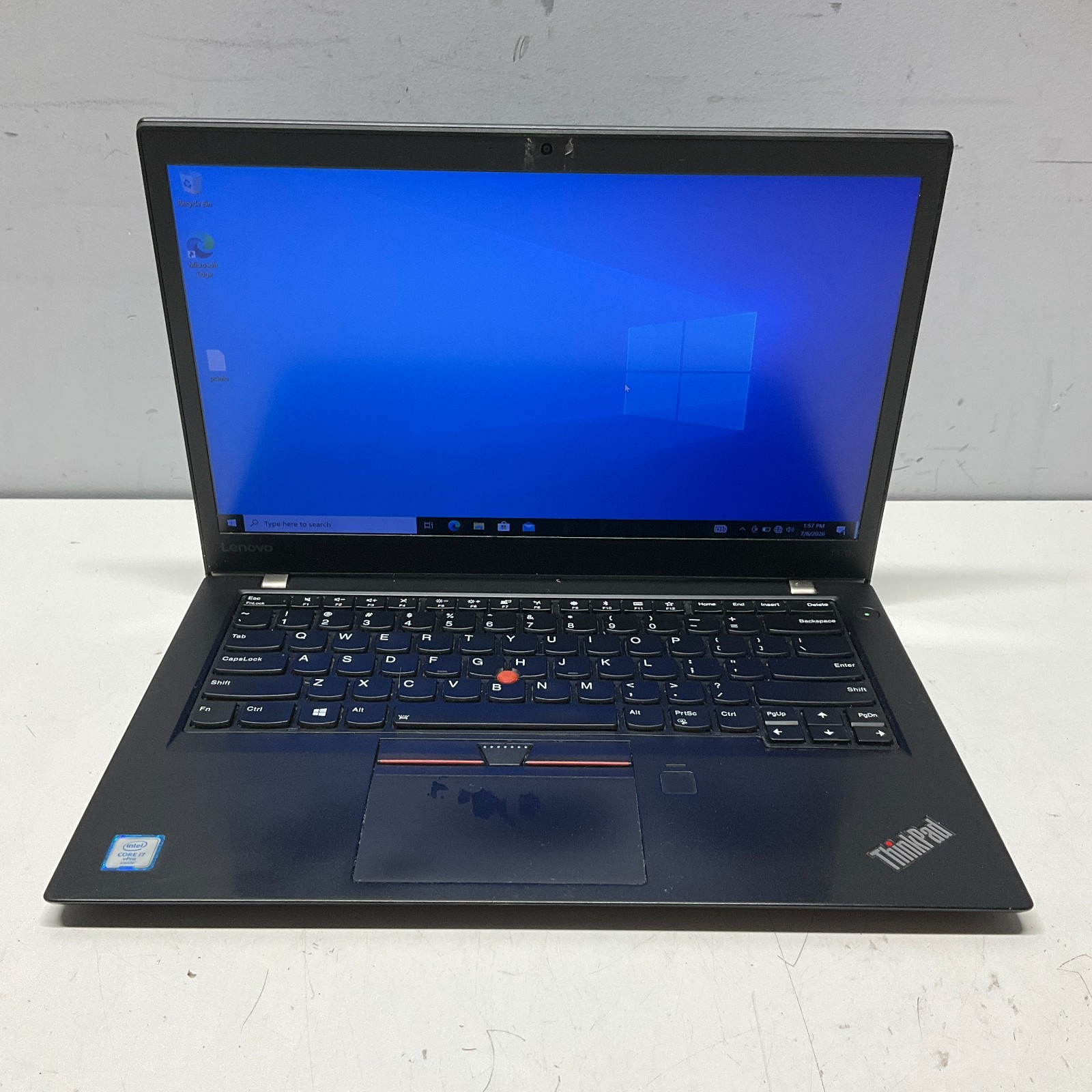Lenovo Thinkpad T470s Laptop Intel i7-7600U @ 2.80 GHz 4GB 256GB SSD Win 10 Pro