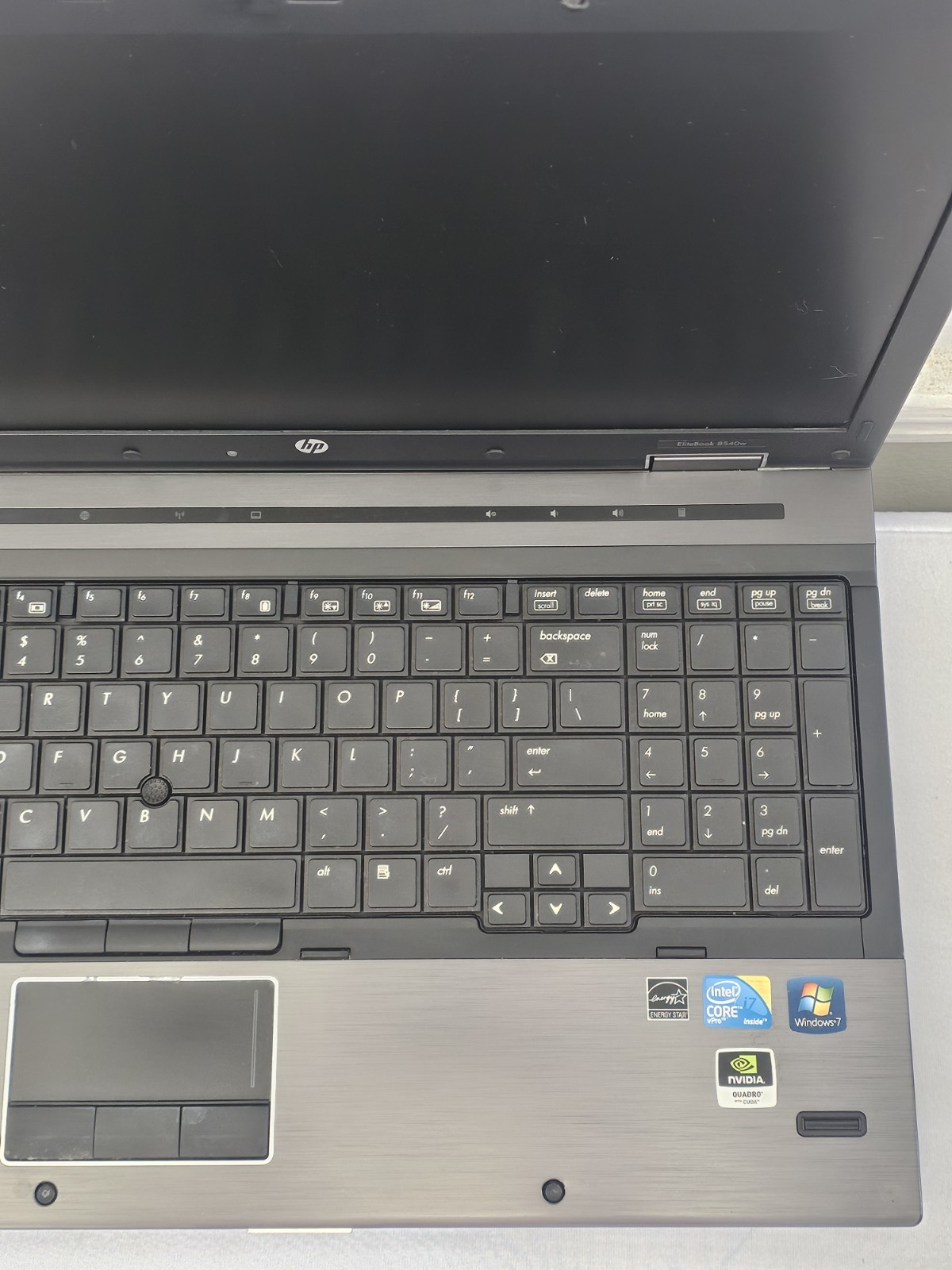 HP EliteBook 8540W Laptop – Intel i7-M620 – 4GB RAM – 120GB HDD – BAD BATT -READ