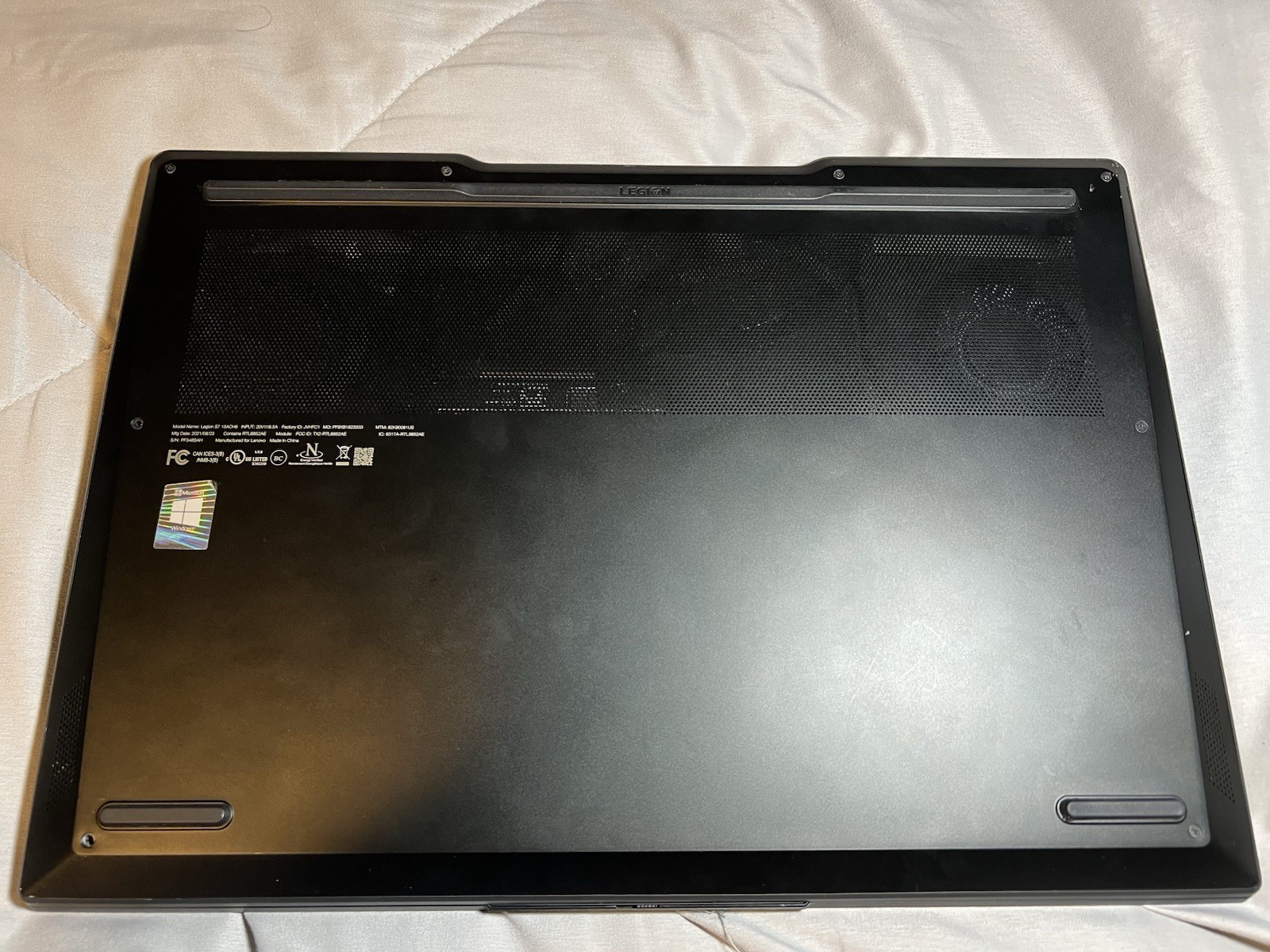 Lenovo Legion Slim 7 15” (1TB SSD AMD Ryzen 9 5900HX 3.3GHz 16GB) Gaming Laptop