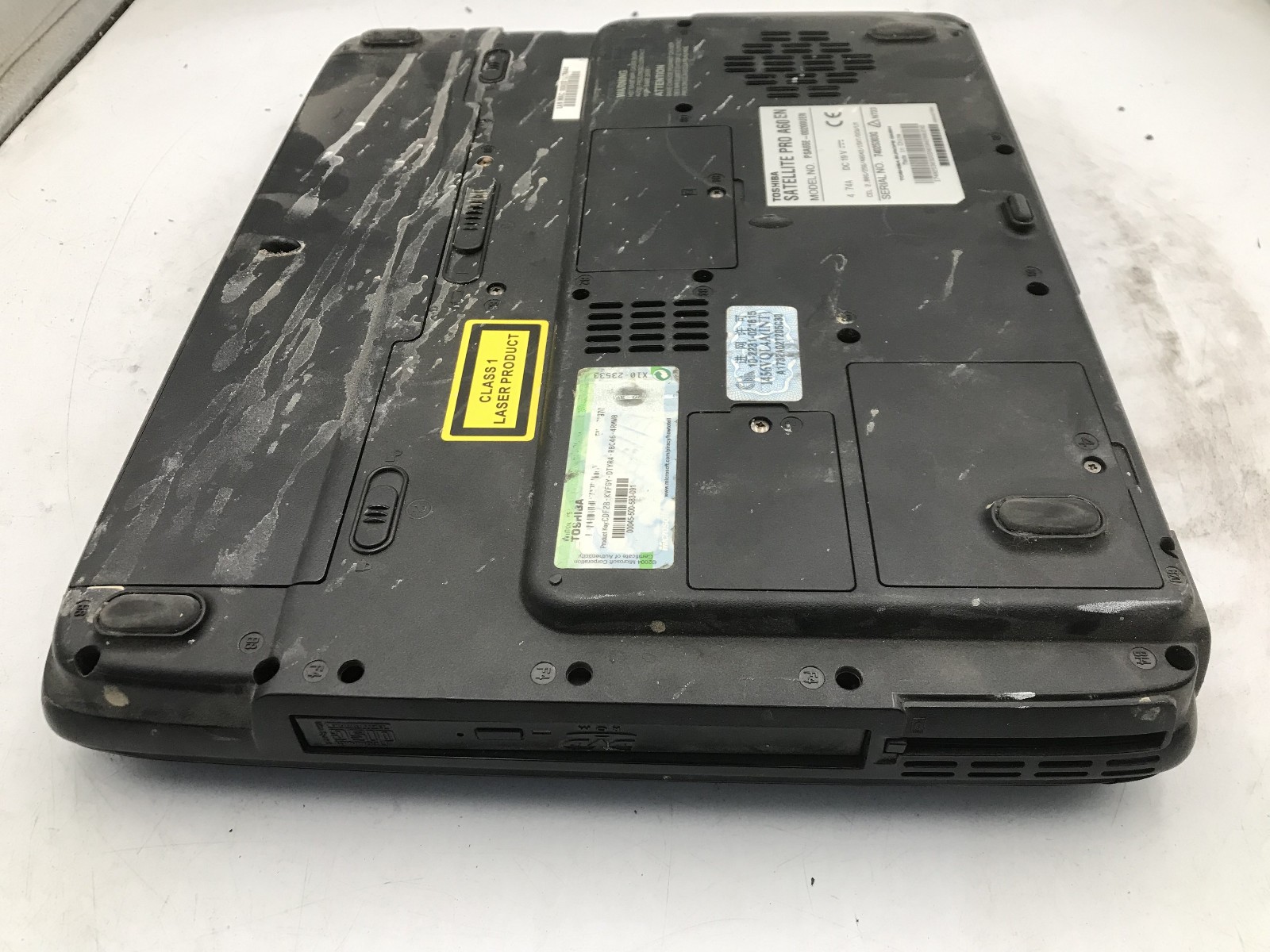 TOSHIBA SATELLITE PRO A60 – BOOTS TO BIOS – INTEL CELERON – 256MB RAM – READ -BB