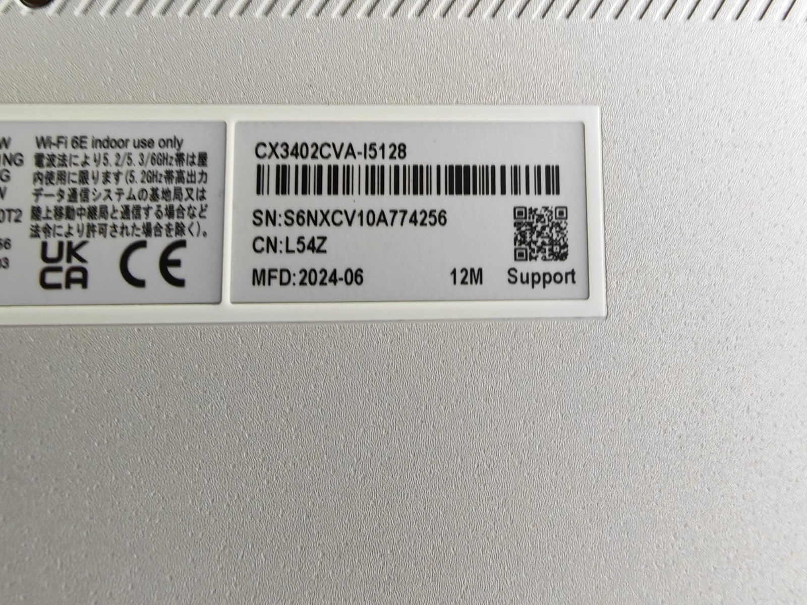 Asus Chromebook Plus CX3402CV 14″ i5-1335U 4.6GHz 8GB RAM 128GB SSD