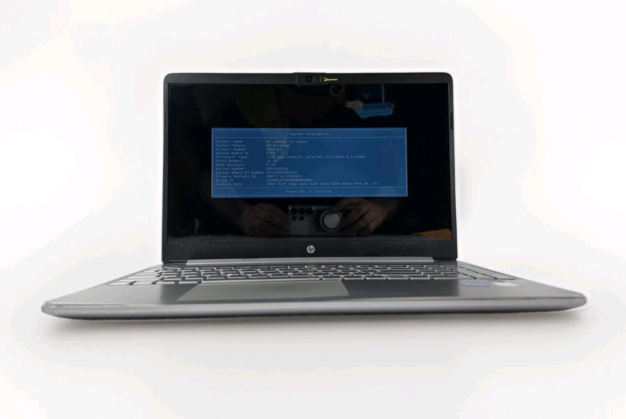 HP 15T-DY200 i7-1165G7@2.8GHz No SSD 16GB Ram Touch Laptop