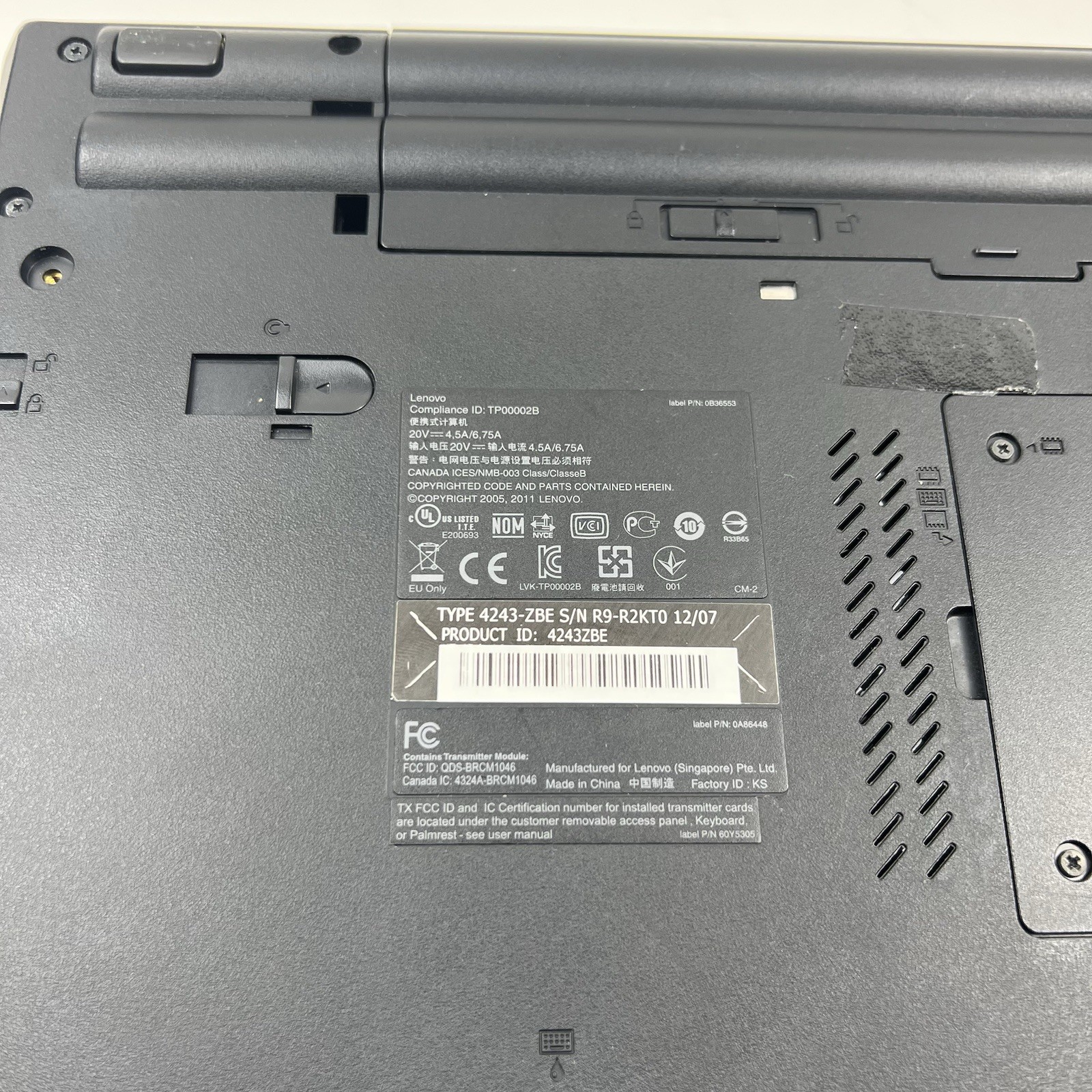 Lenovo ThinkPad T520 Intel i7-2640M 8GB 320GB HDD Linux Mint OS w/ Charger|ELP85