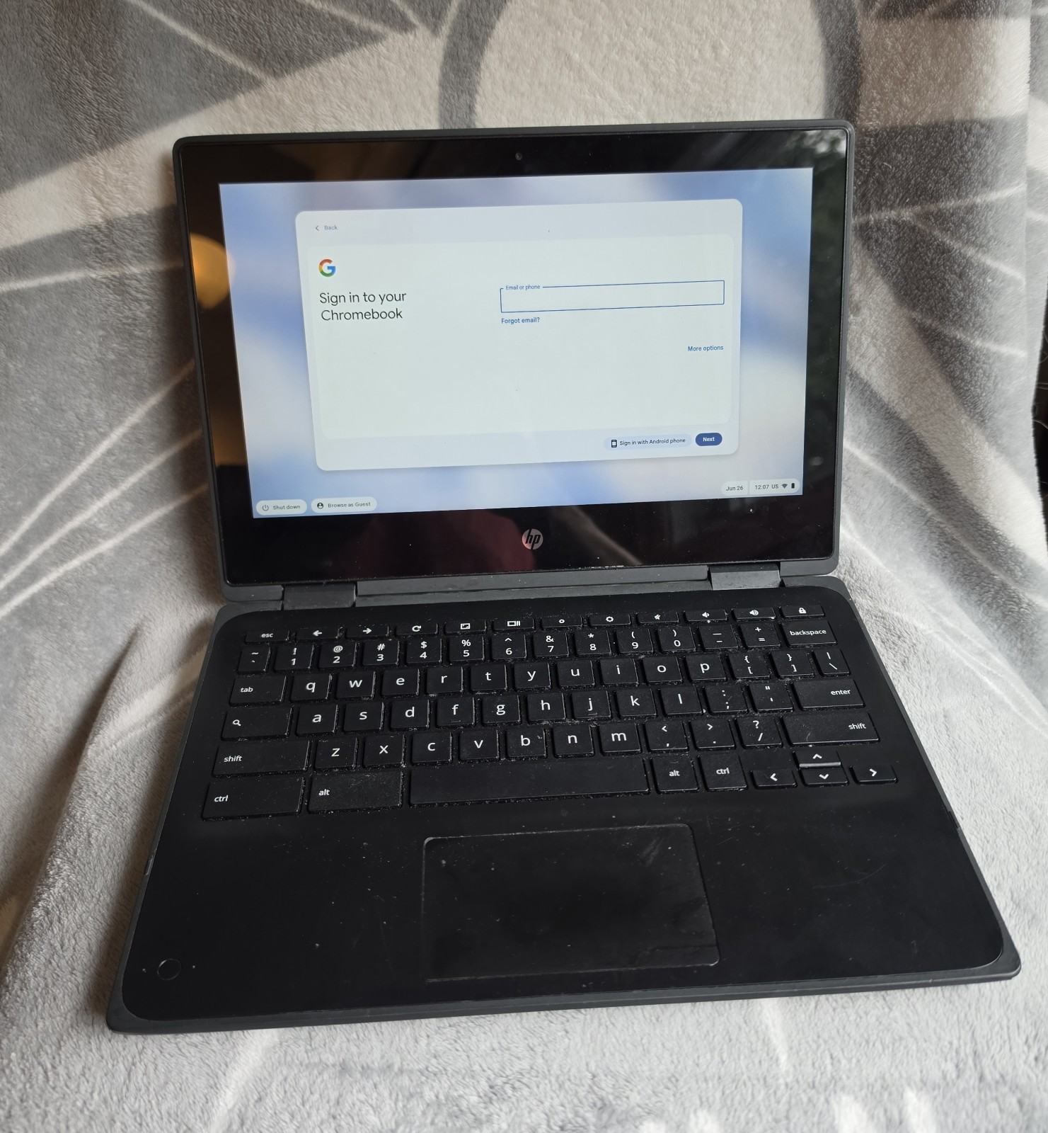 HP Chromebook X360 Touchscreen 11.6″ 4GB RAM 32GB Tablet Notebook Google OS