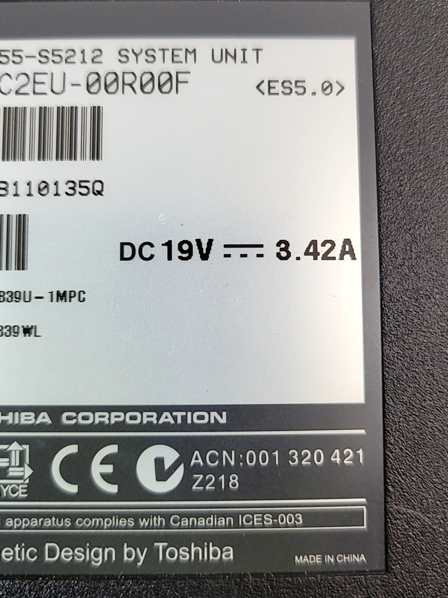 TOSHIBA SATELLITE C655 PC Laptop INTEL CORE I3-2310M 3GB 320GB SEE NOTES