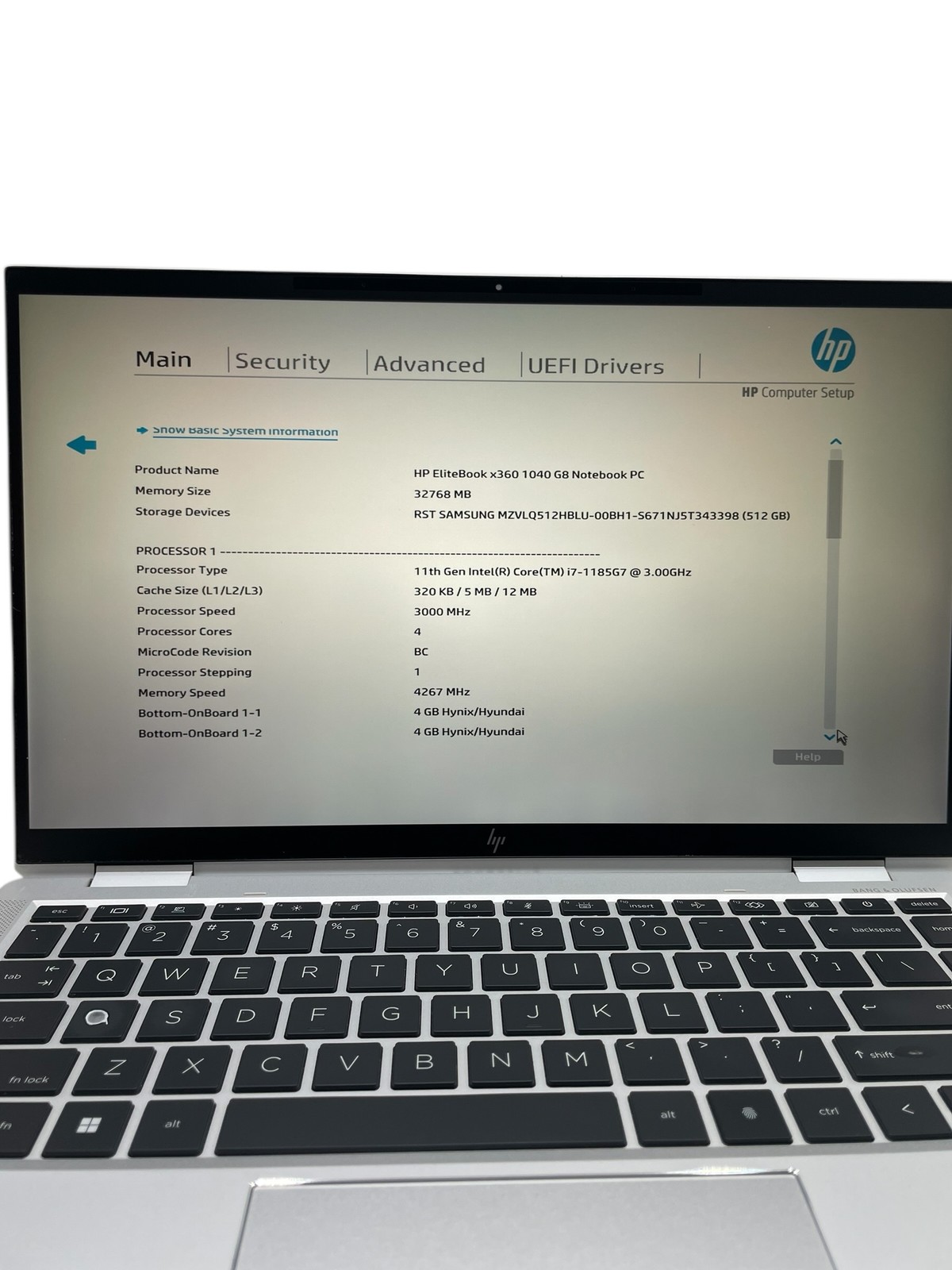 HP Elitebook x360 1040 G8 14″ i7 3.0Ghz 32GB 512GB – Grade D