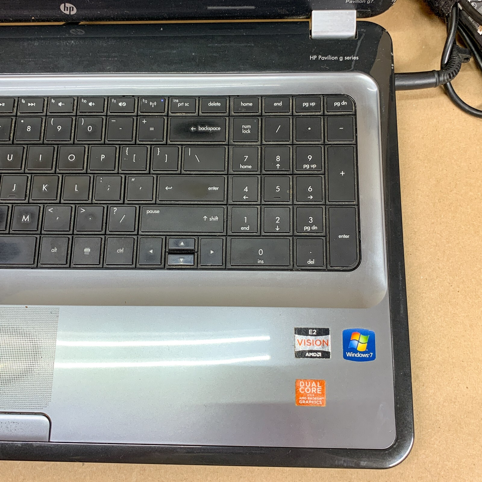HP Pavilion g7-1219wm 17″ AMD E-450 1.65GHz 500GB HDD 4GB RAM with Charger READ