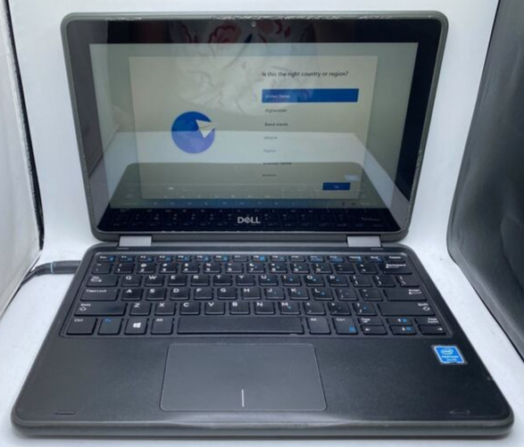 Dell Latitude 3190 2 in 1 11″ Pentium Silver N5030 @1.10GHz 4GB RAM 128GB SSD
