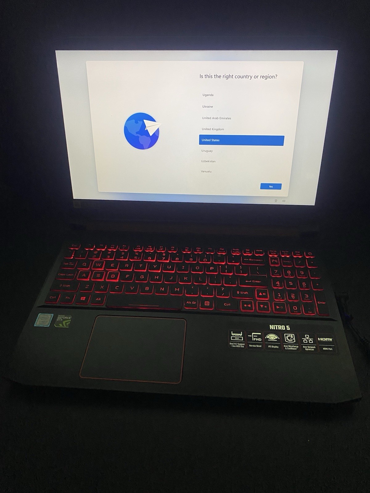 Acer Nitro AN515-54 Gaming Laptop Intel i5-9300H GTX 8GB RAM 15.6″