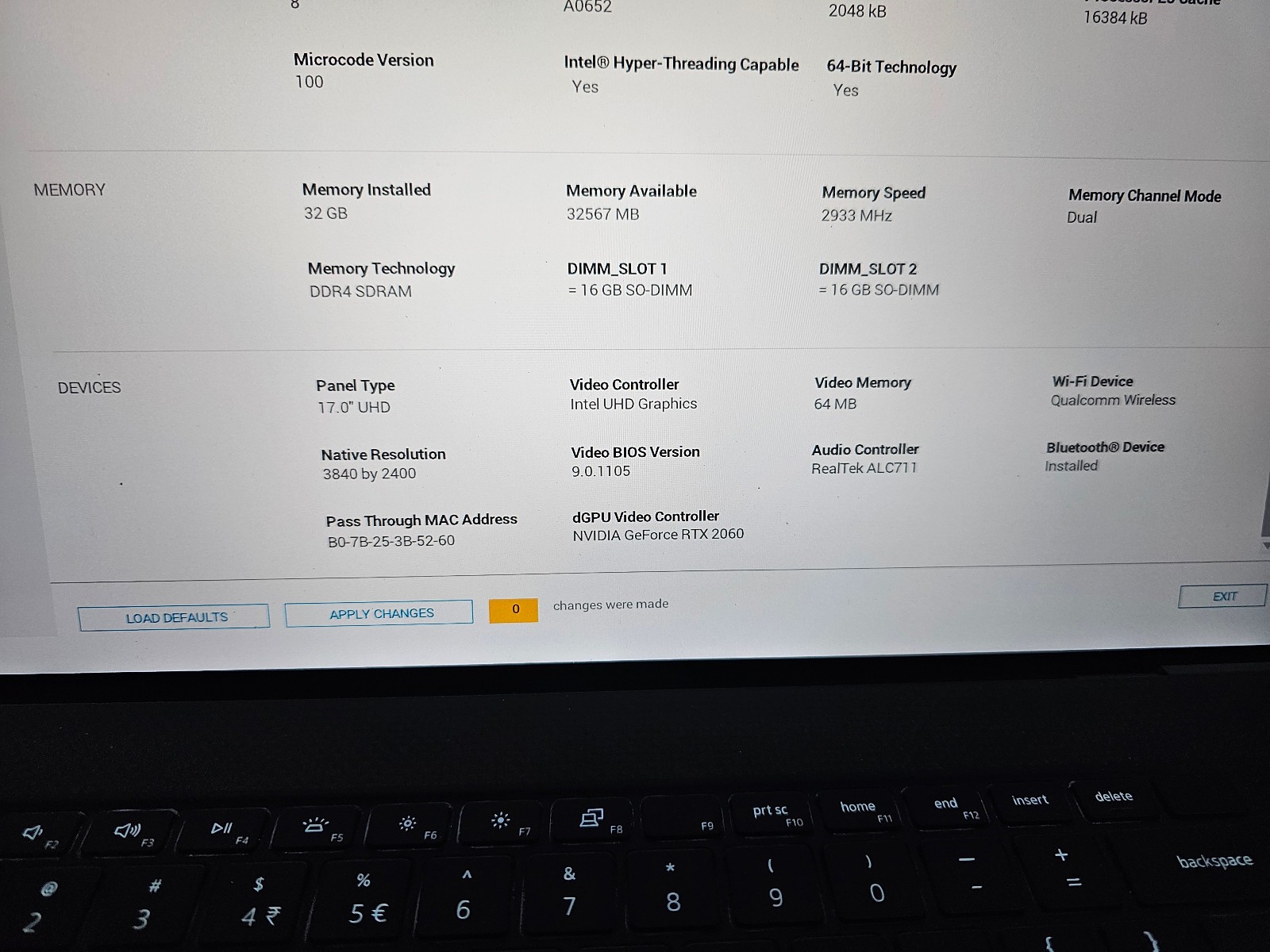dell xps 17 9700 i9 10885h 32gb rtx 2060