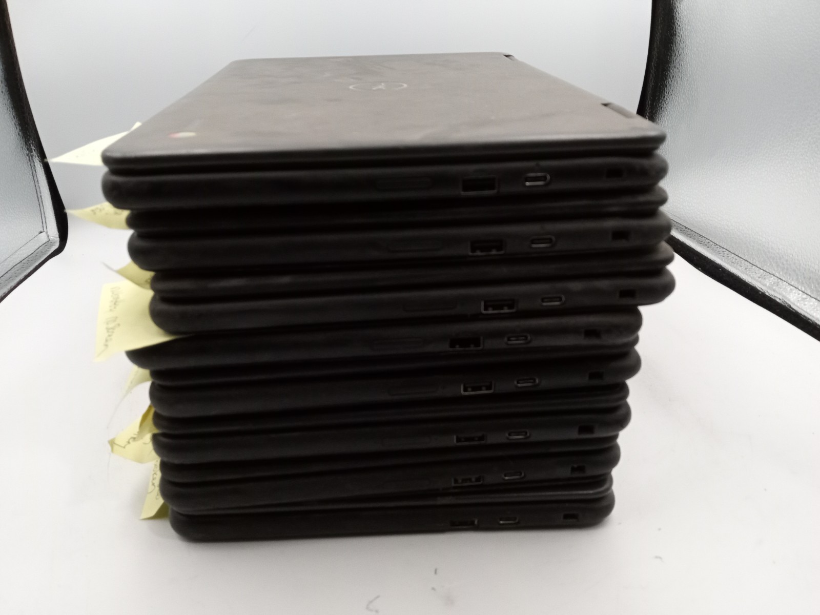 Lot of 8 – Dell 3100 5190 Chromebook Laptops * FOR PARTS * VARIOUS ISSUES -RR