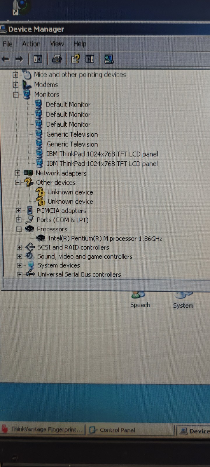 IBM ThinkPad T43 | Pentium M 1.86GHz | 1GB RAM | 40GB HDD | Win XP | Docking