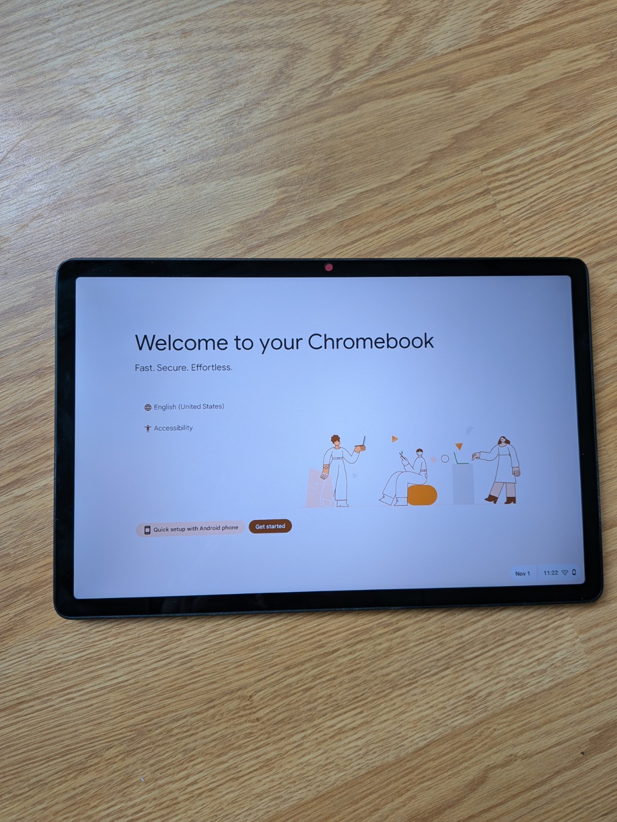 Lenovo Chromebook Duet 11M889 Gray Wi-Fi Only 2-in-1 Tablet