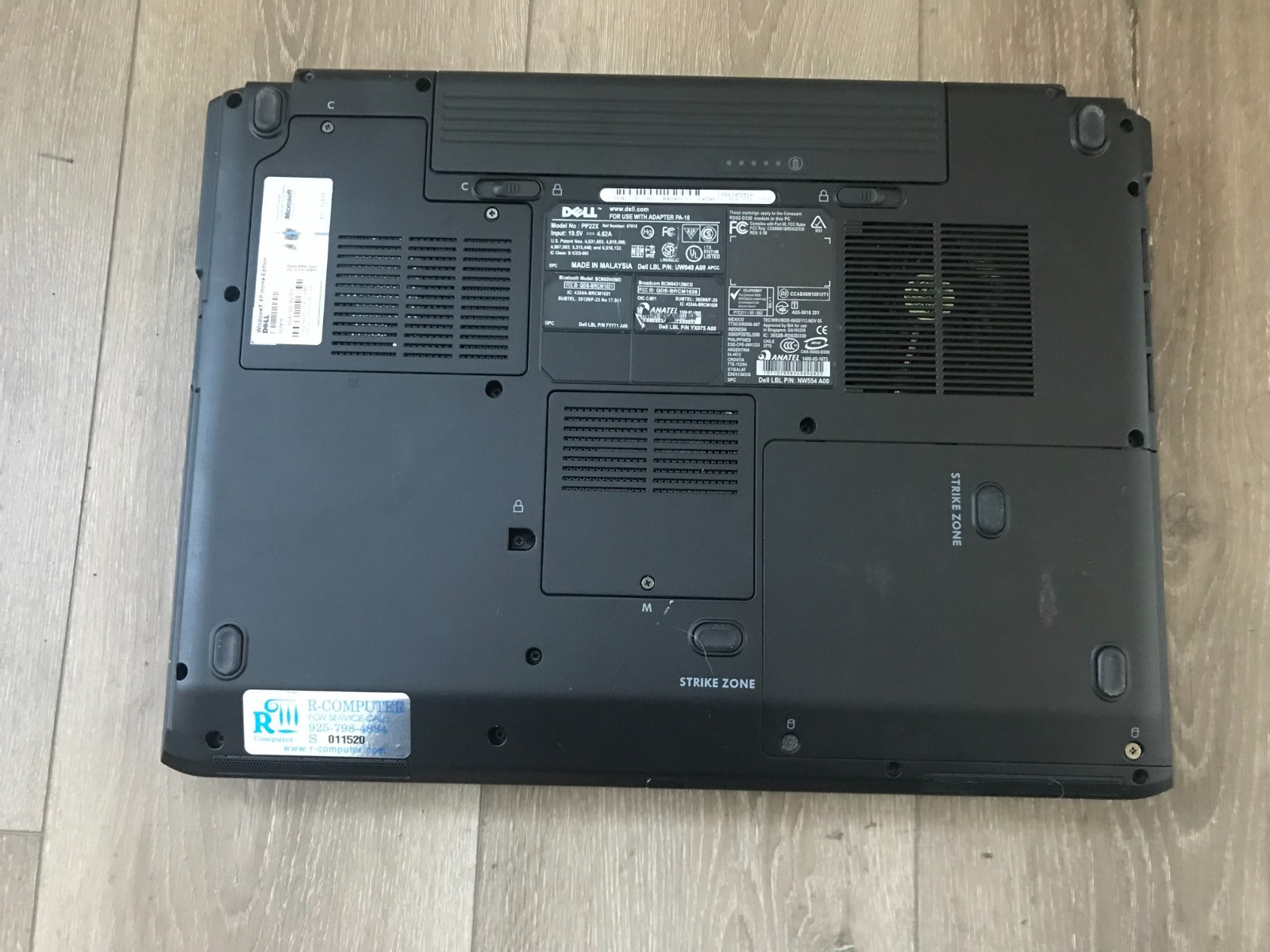 Dell VOSTRO 1700 17″ Intel Celeron 550 2.00GHz 1.00GB RAM 120GB HDD Win 7 Pro