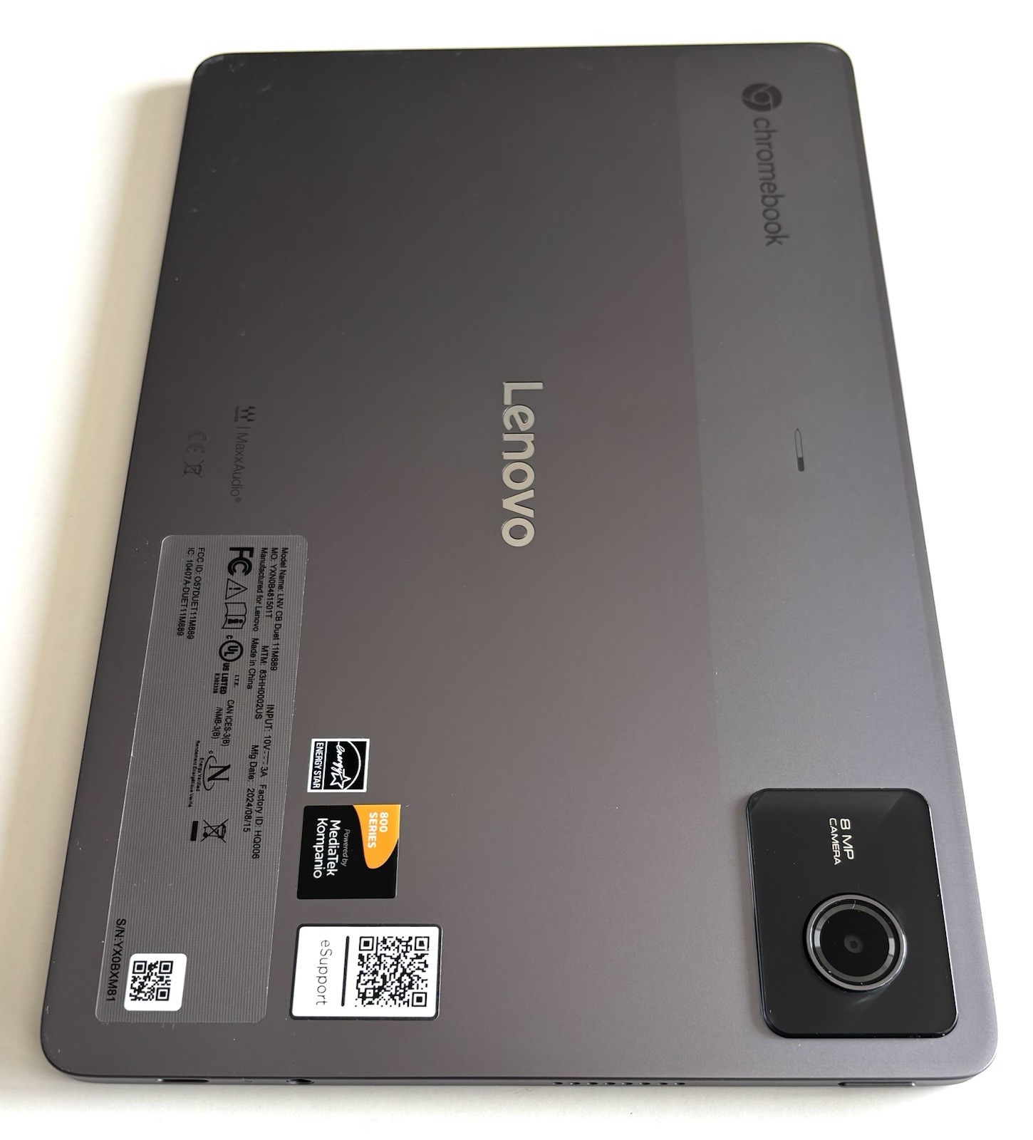 Lenovo Duet 11M889 13.3″ Touch Laptop Kompanio 838 8GB 128GB SSD ChromeOS