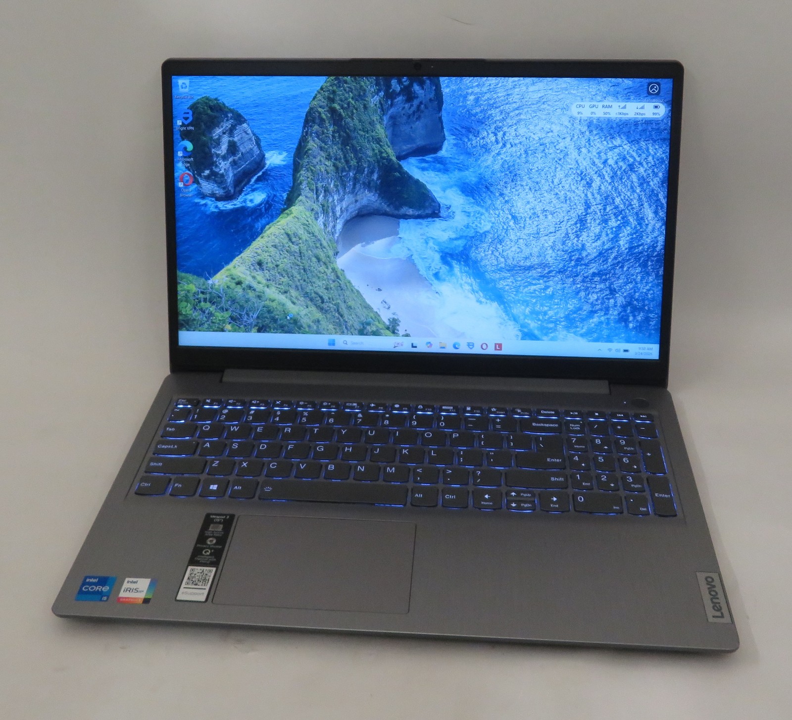 Lenovo IdeaPad 3 15.6in FHD 15ITL6 i3 1135G7 2.4GHz 8GB RAM 256GB Win11