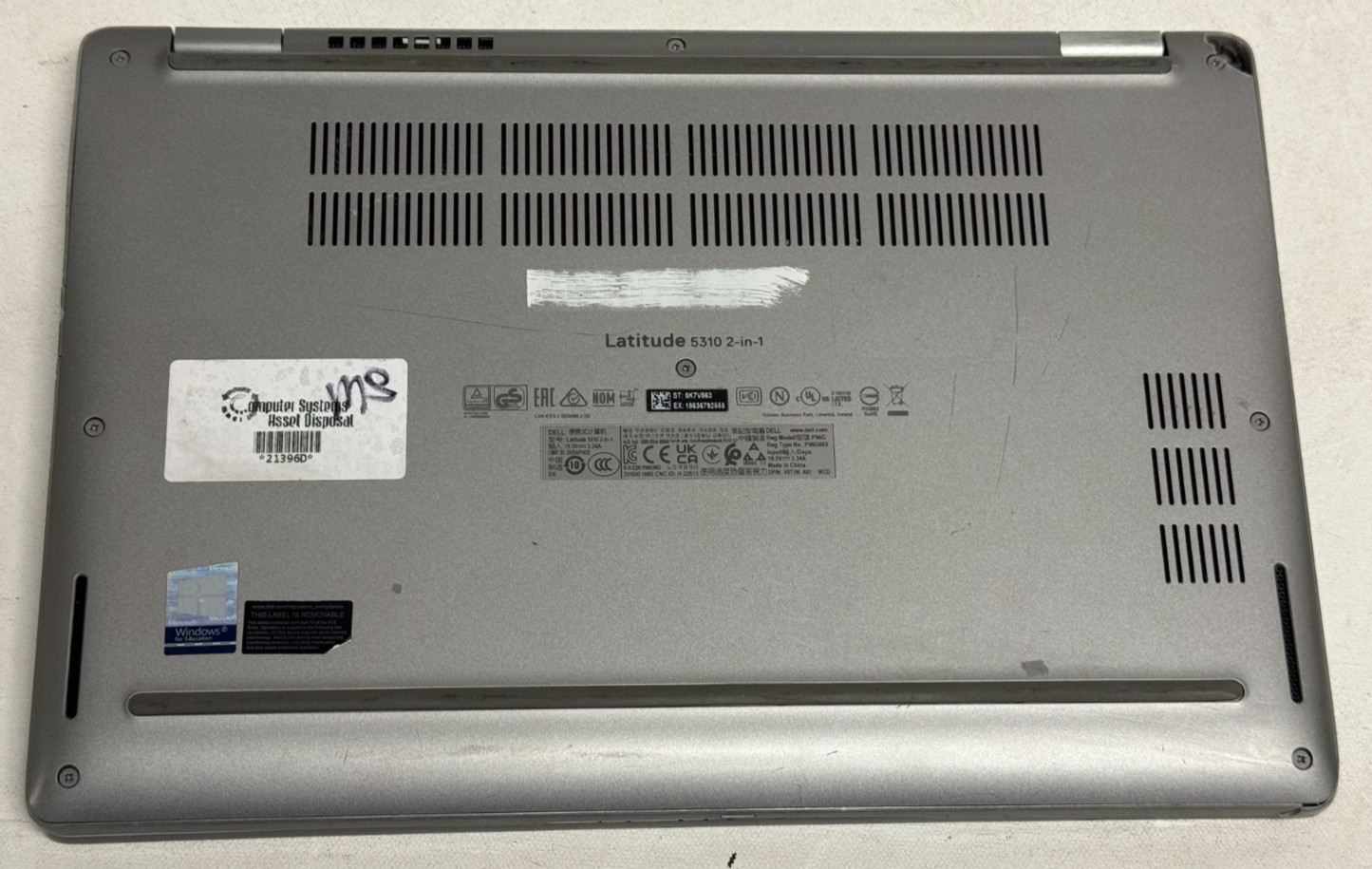 Dell Latitude 5310 2in1 13.3″ (i5-10310u – 16GB RAM – 256GB SSD – Win11Home)