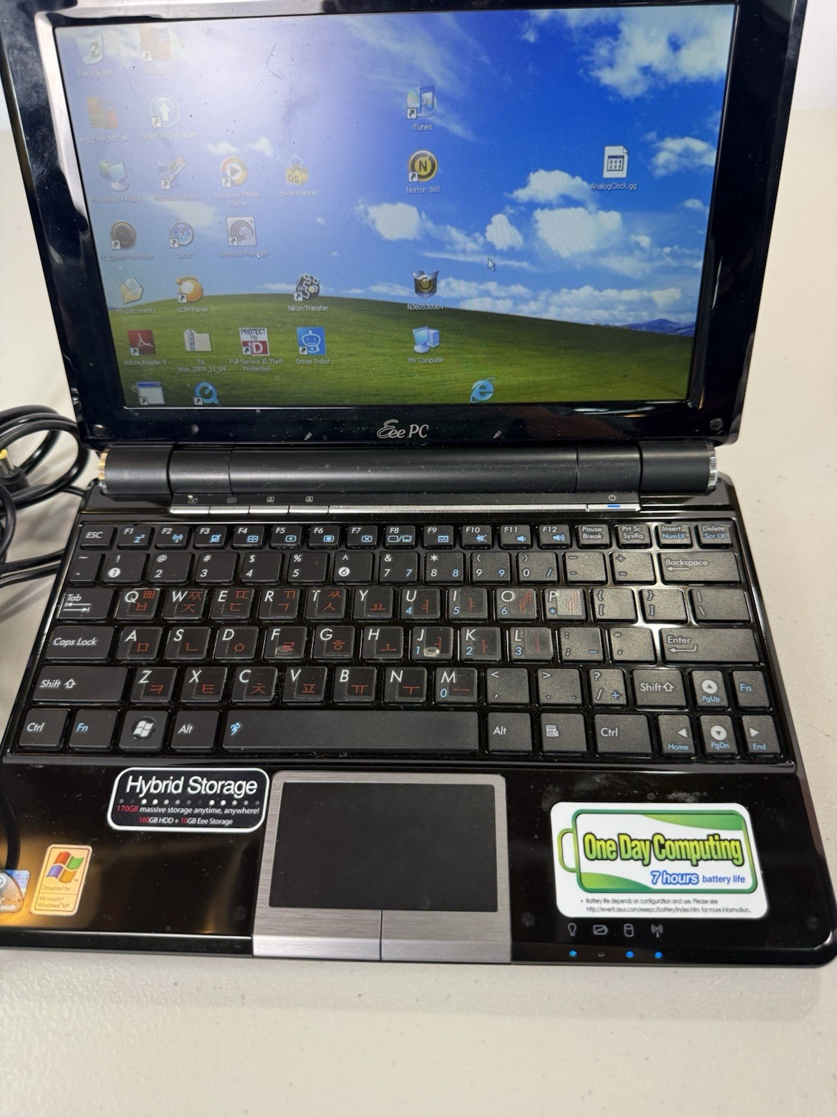 ASUS EEE PC 1000HE 10″ Screen Windows 7 READ