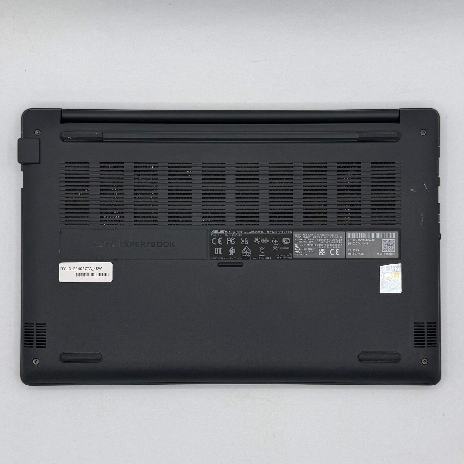 Asus Expertbook B1403CTA 14″ N150 0.8GHz 4GB RAM 128GB SSD