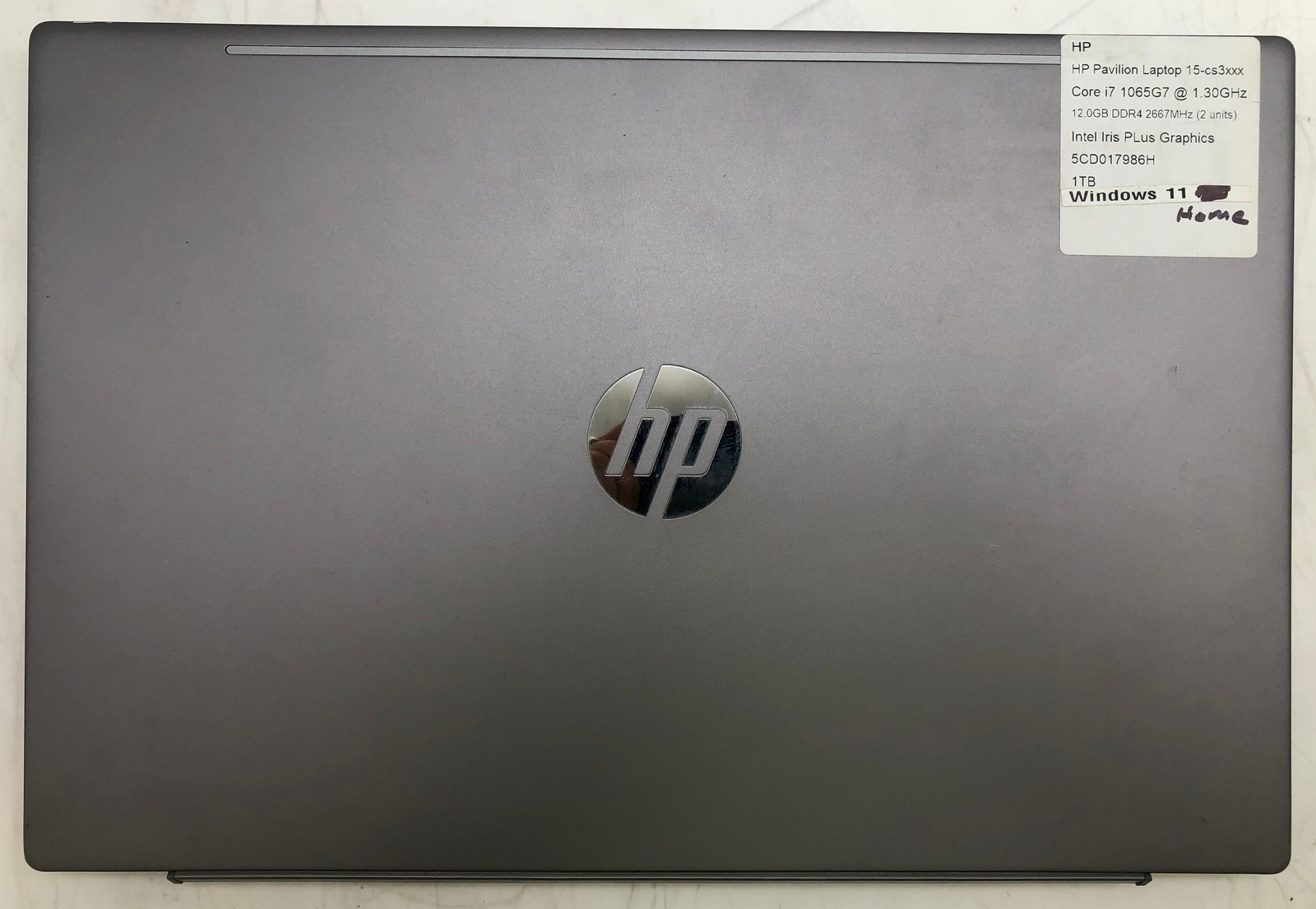 HP Pavilion 15-cs3065cl 15.6″ Core i7-1065G7 Quad Core 1.30 GHz, 12GB 1TB Win11H