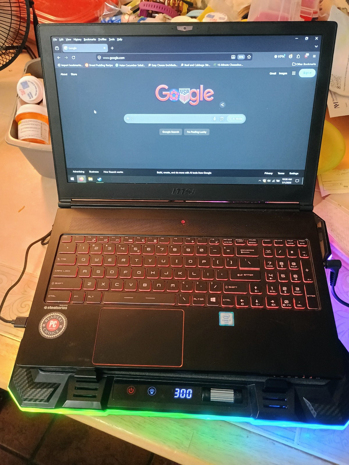 MSI GS63 STEALTH-062 15.6″ (1TB+512GB, Intel Core i7 7th Gen., 2.80GHz, 16GB)…