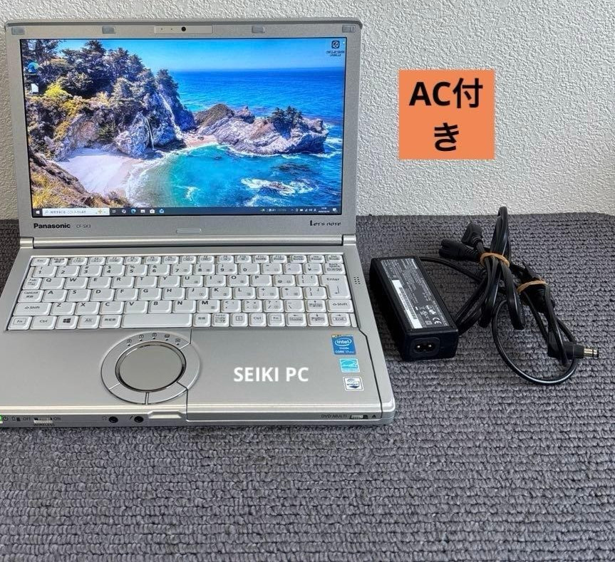 Panasonic Letsnote CF-SX3 i7-4600U 1TB 8GB Windows 10 Operation confirmed