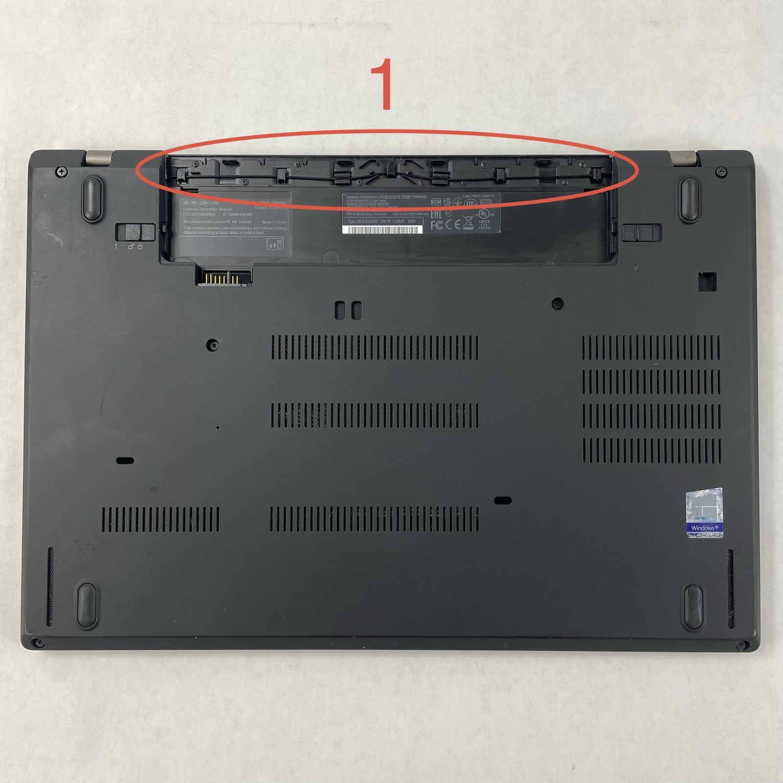 Lenovo ThinkPad T480 14″ i5-8350U 1.70 GHz 8 GB RAM No SSD/OS/AC/Batt – READ