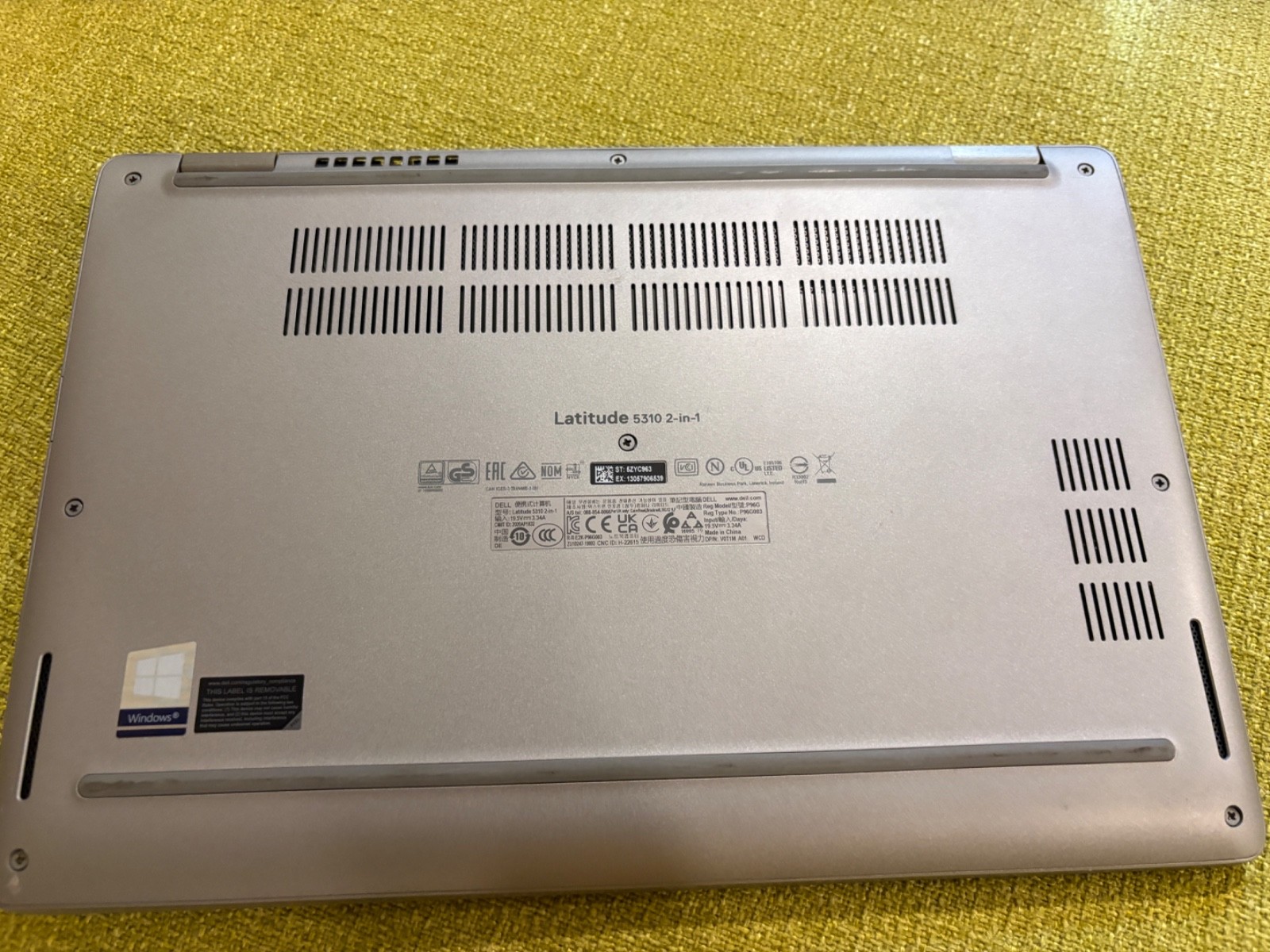 Dell Latitude 5310 2-1 Touchscreen i5 10th Gen———–Parts BIOS–Read