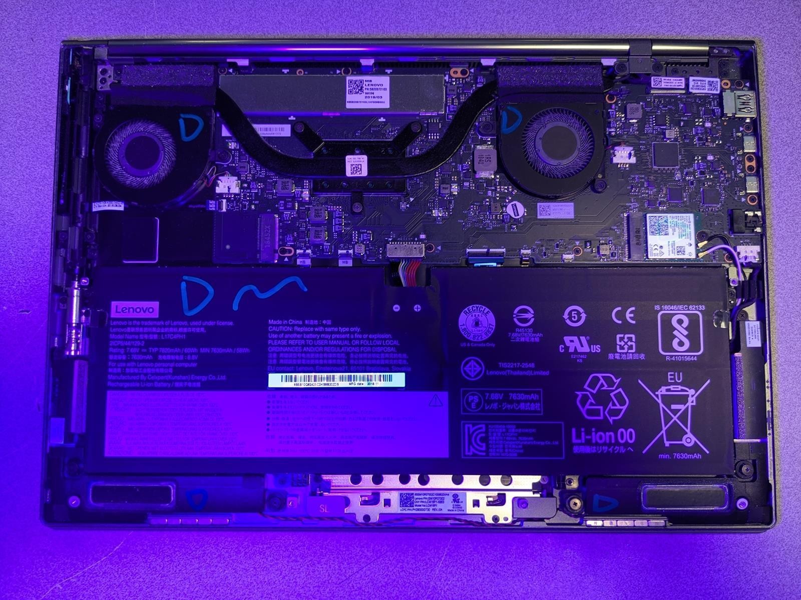LENOVO YOGA C930-13IKB i7-8550U @ 1.80GHz, 12GB RAM, NO HDD/OS