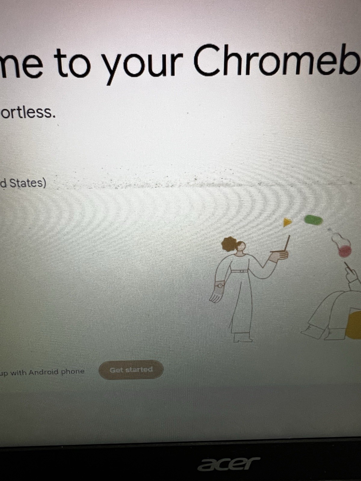2 Acer Chromebooks Laptops ( Silver Works ) (Black Unaware If It Works (READ)