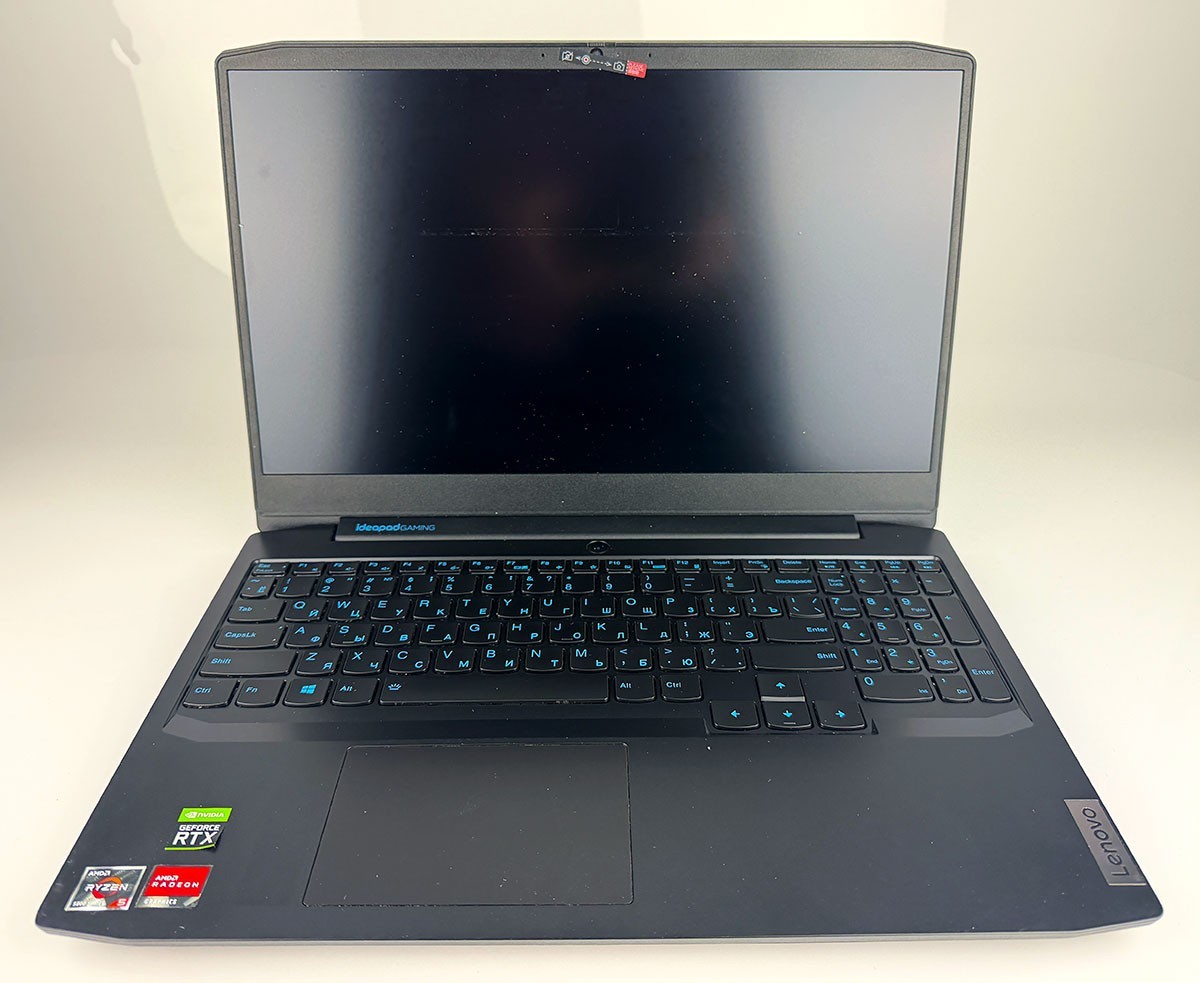 Lenovo IdeaPad 3, AMD Ryzen 5 5600H, RTX 3050 Ti Laptop, For Parts only