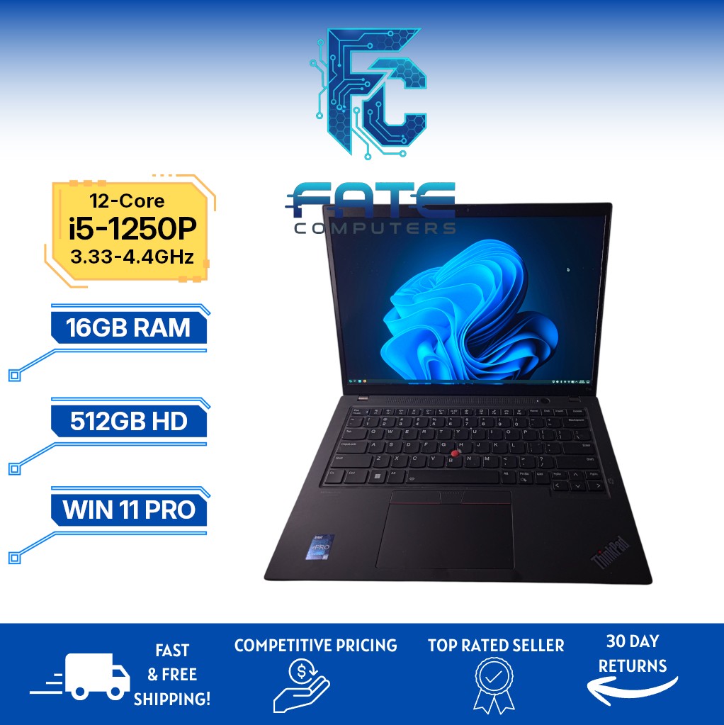 Lenovo Thinkpad T14 Gen 3 i5-1250P Gen 12 up to 4.4GHz 16GB 500GB HD Win11 Pro