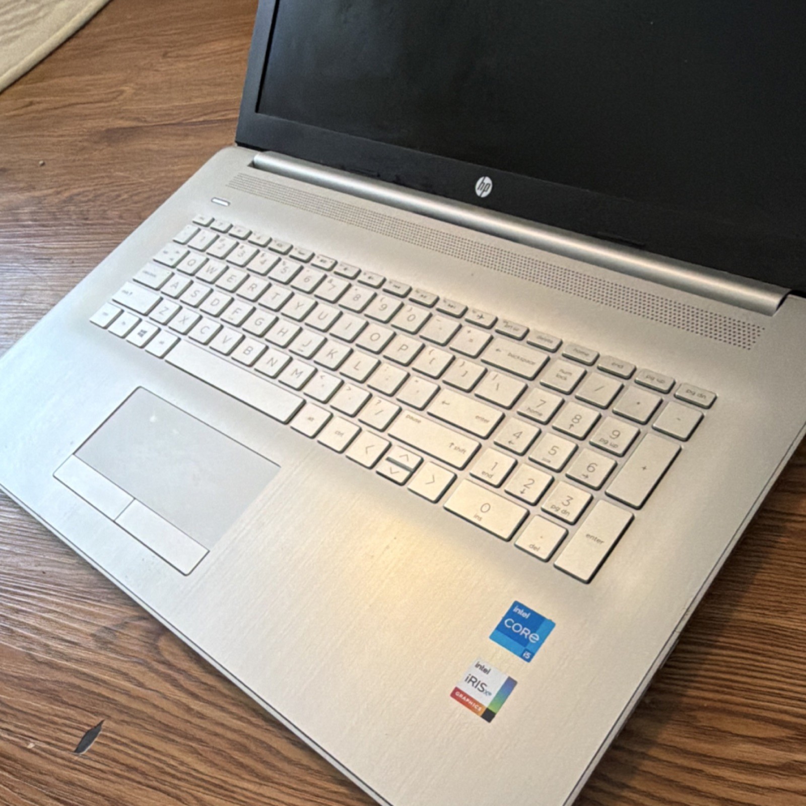 HP 17-by4061nr 17″ Laptop Intel Core i5 Iris Xe Silver with Charger