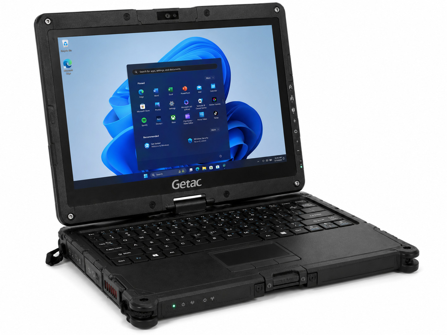 Getac V110 G5 Rugged Laptop Tablet i7-8665U 16GB RAM 256GB SSD LTE 4G Win11 Pro