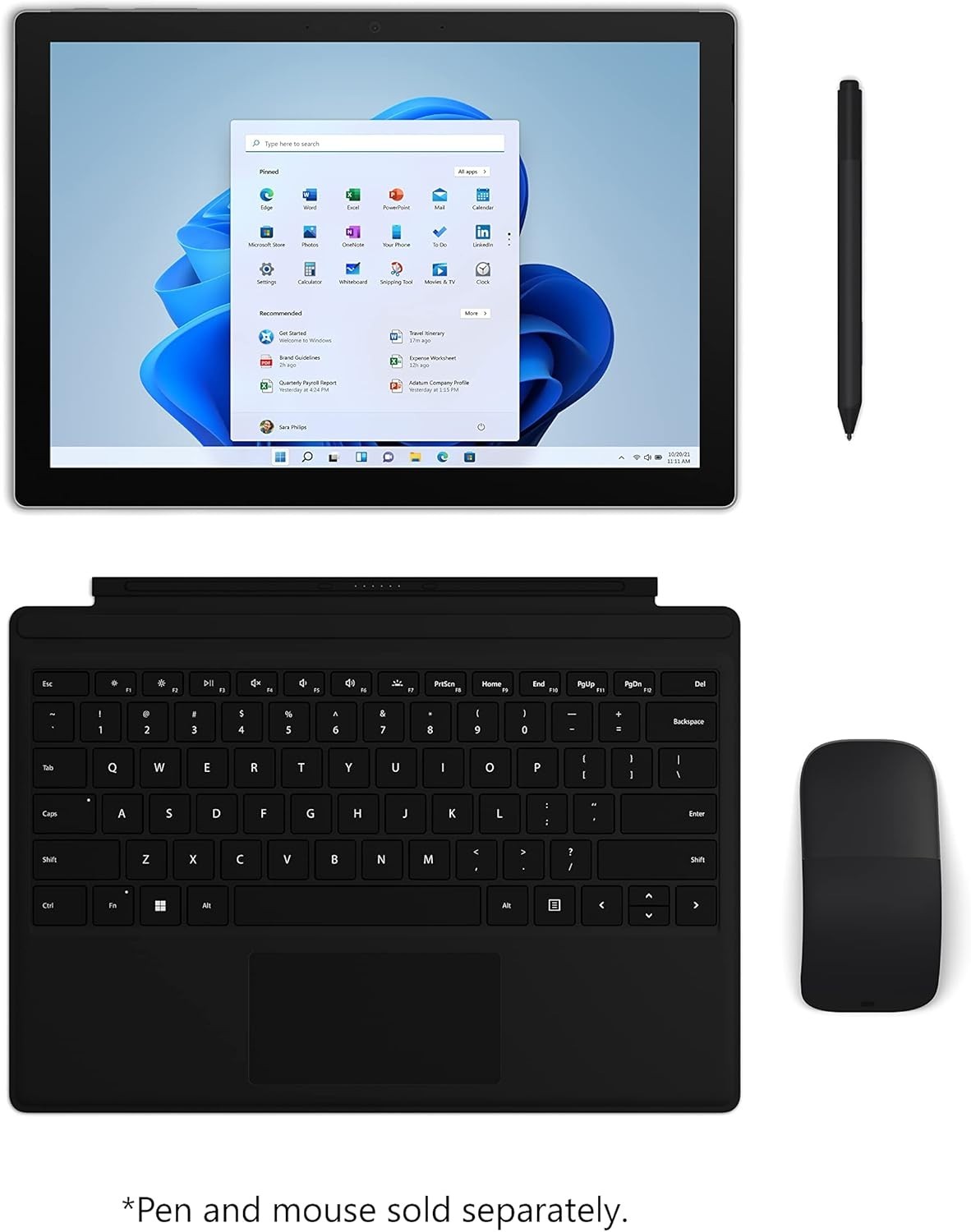 Microsoft Surface Pro 7+ 12.3″ Core i5-1135G7 2.4GHz 8GB RAM 256GB SSD 1NA-00001