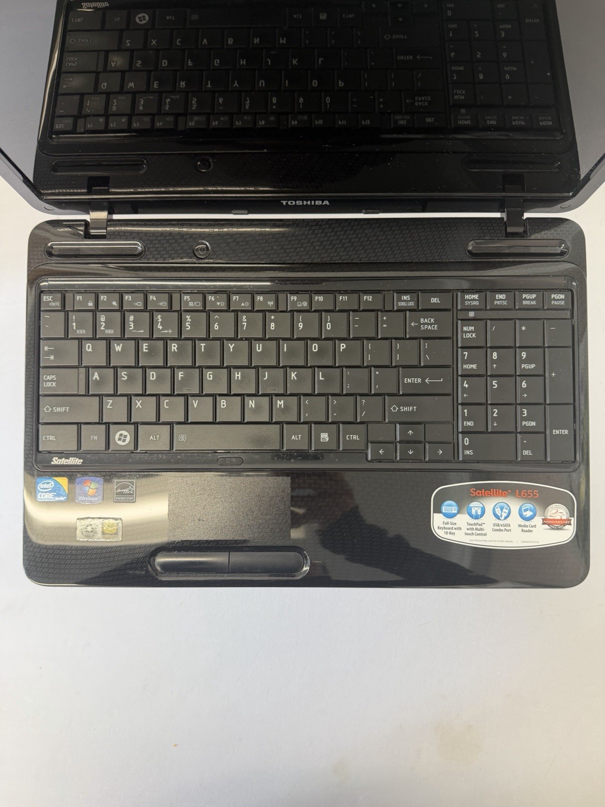Toshiba Satellite L655-55117 Laptop -Unknown if Screen is Good-Intel i3-Read Des