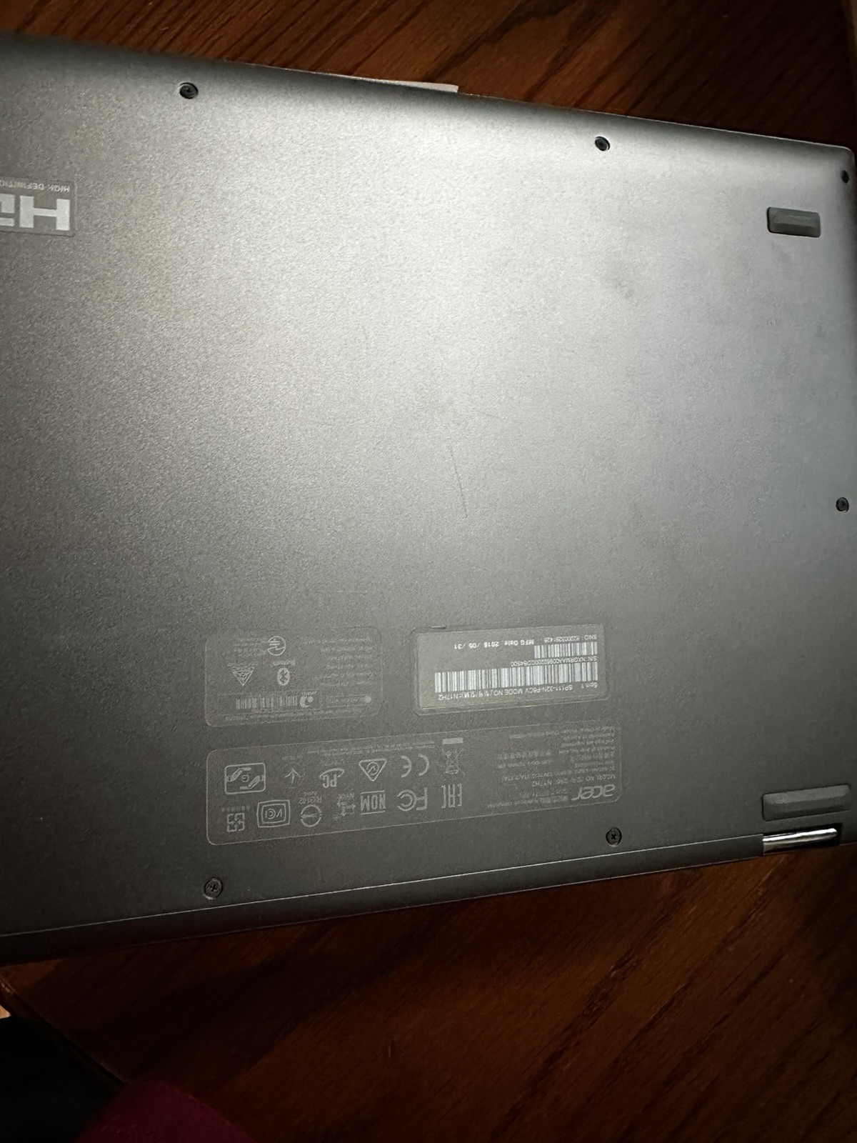 Acer SP111-32N-P6CV Spin 1 11.6” Multi-Touch FHD IPS LCD 64GB Steel Gray In Box