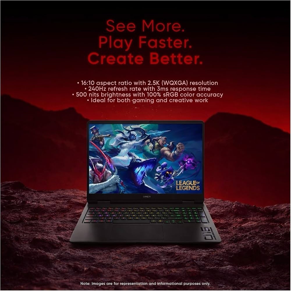 HP OMEN 16 slim 16in Core Ultra 9 285H 64GB 2TB RTX 5070 W11pro Black