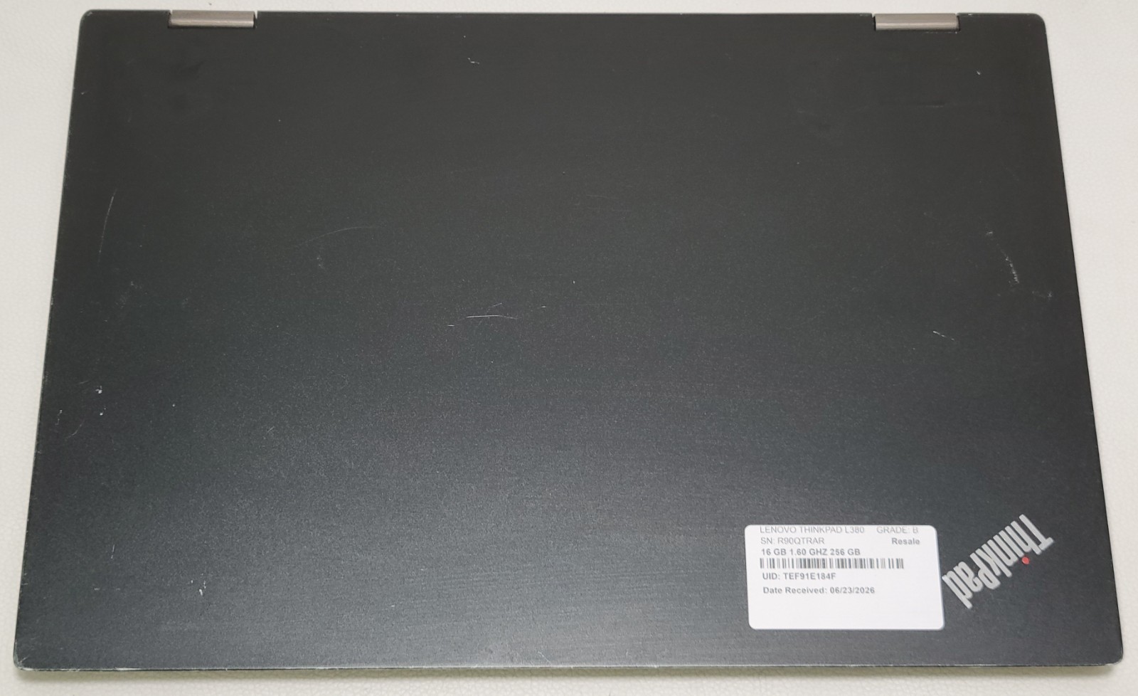 THINKPAD L380 YOGA i5-8250U 16GB RAM NO ADAPTER (UID TEF91E184F)