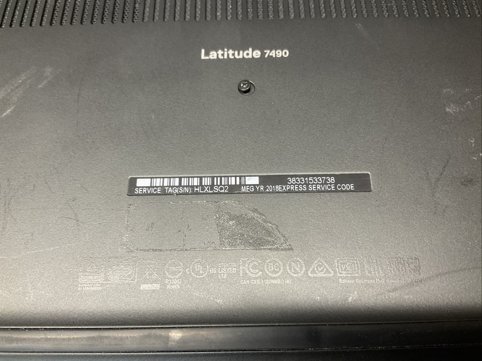 Dell Latitude 7490 / Intel Core i7 8th Gen / BIOS Unlocked / Parts Repair / J3