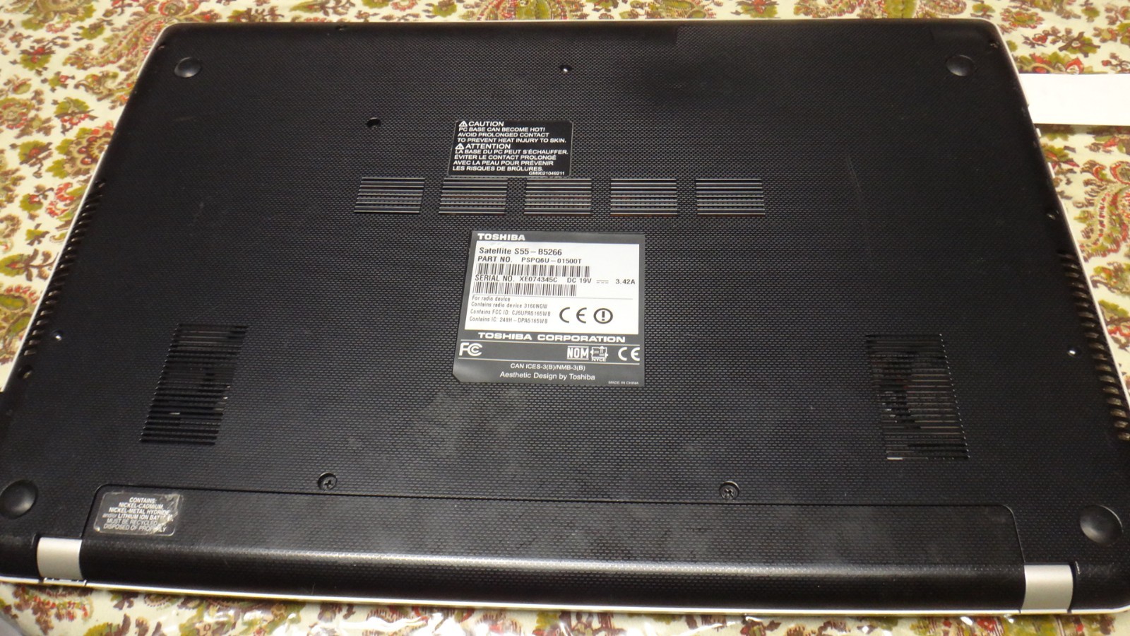 Toshiba Satellite S55-B5280, 15.6″, I7, 16 GB, 1TB, Wins10, good laptop(295)