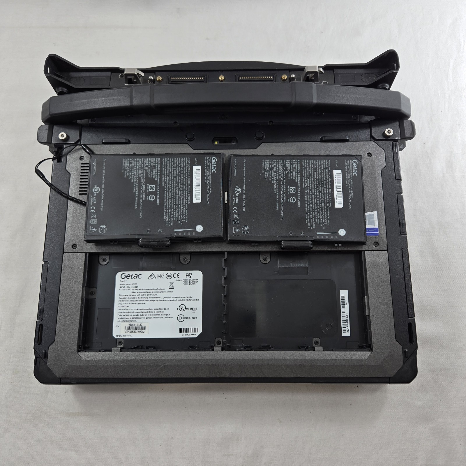 Getac K120 Toughbook i5-8250U 1.60GHz 256GB SSD 16GB Ram – Win11 – 4G – GPS – B