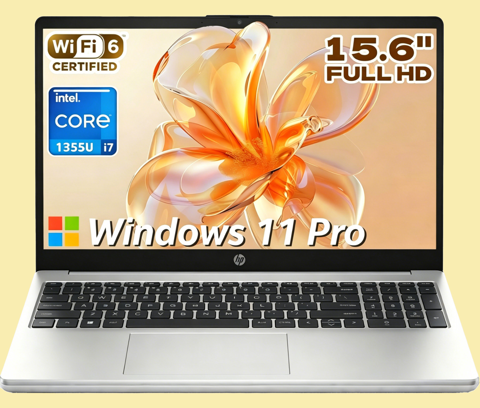 HP 250 G10 15.6″ FHD Business Laptop, 8-Core Intel 7, UP TO 64GB RAM 2TB SSD
