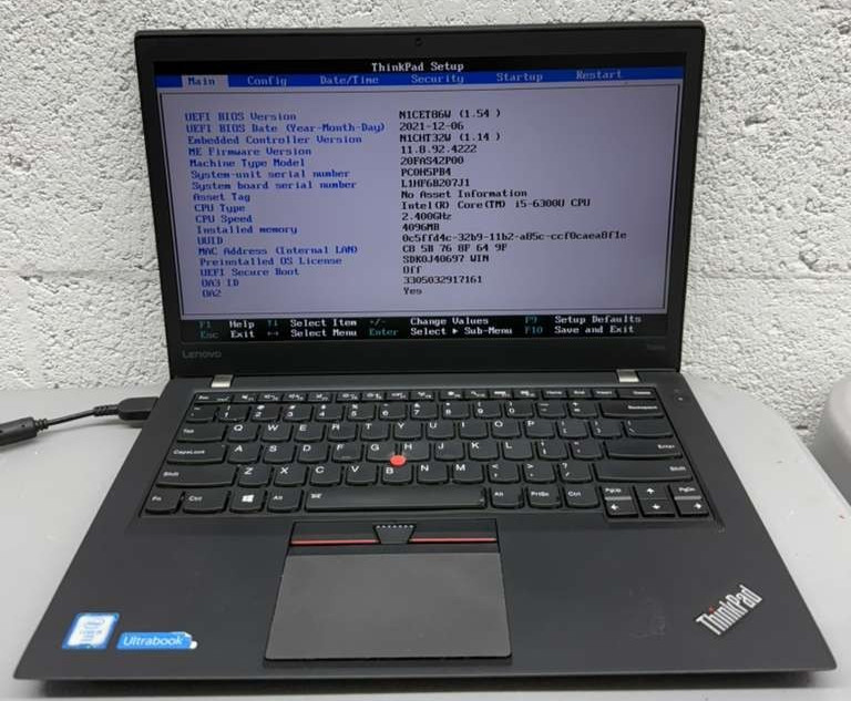 Lenovo ThinkPad T460s 14″ i5-6300U 4GB RAM