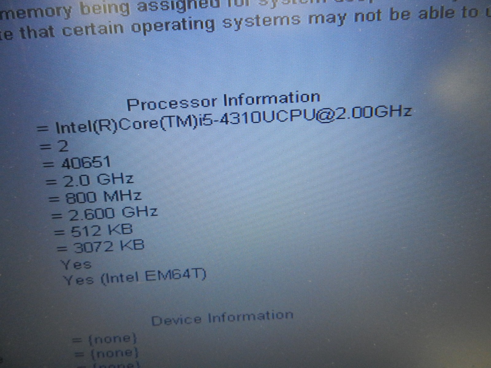 Dell Latitude E7440 CORE i5-4310U @ 2.0GHz / 16GB / NO HDD – MISSING BOTTOM !