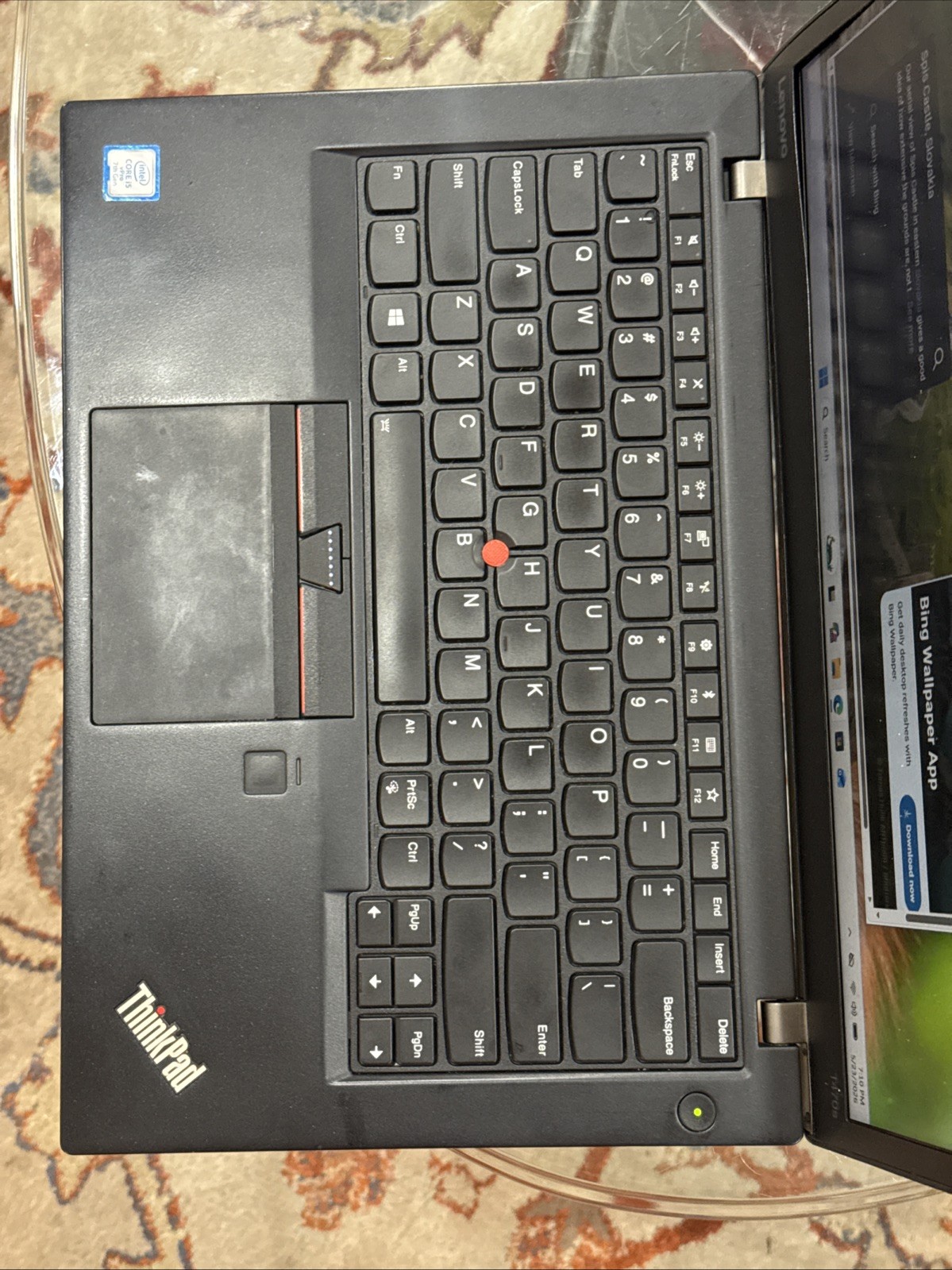 Lenovo ThinkPad T470s 14″ Intel i5-7300U 8GB Ram 256 SSD Laptop Win 10 w/Office
