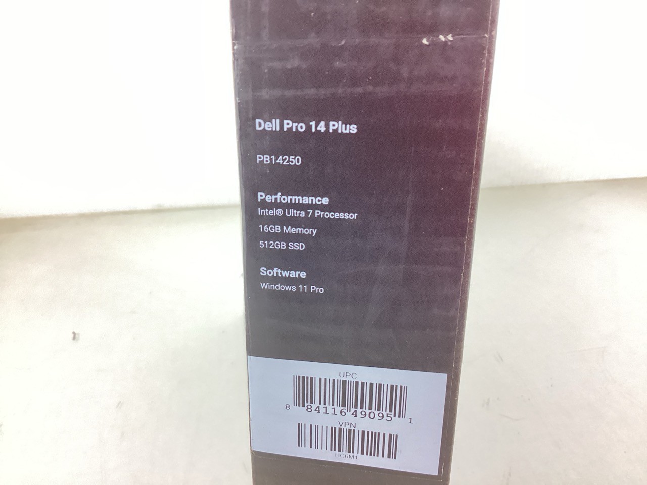 Dell Pro 14″ Plus PB14250 Ultra 7 265U 16GB 512GB SSD WiFi 6E TB4 W11P – HC6M1