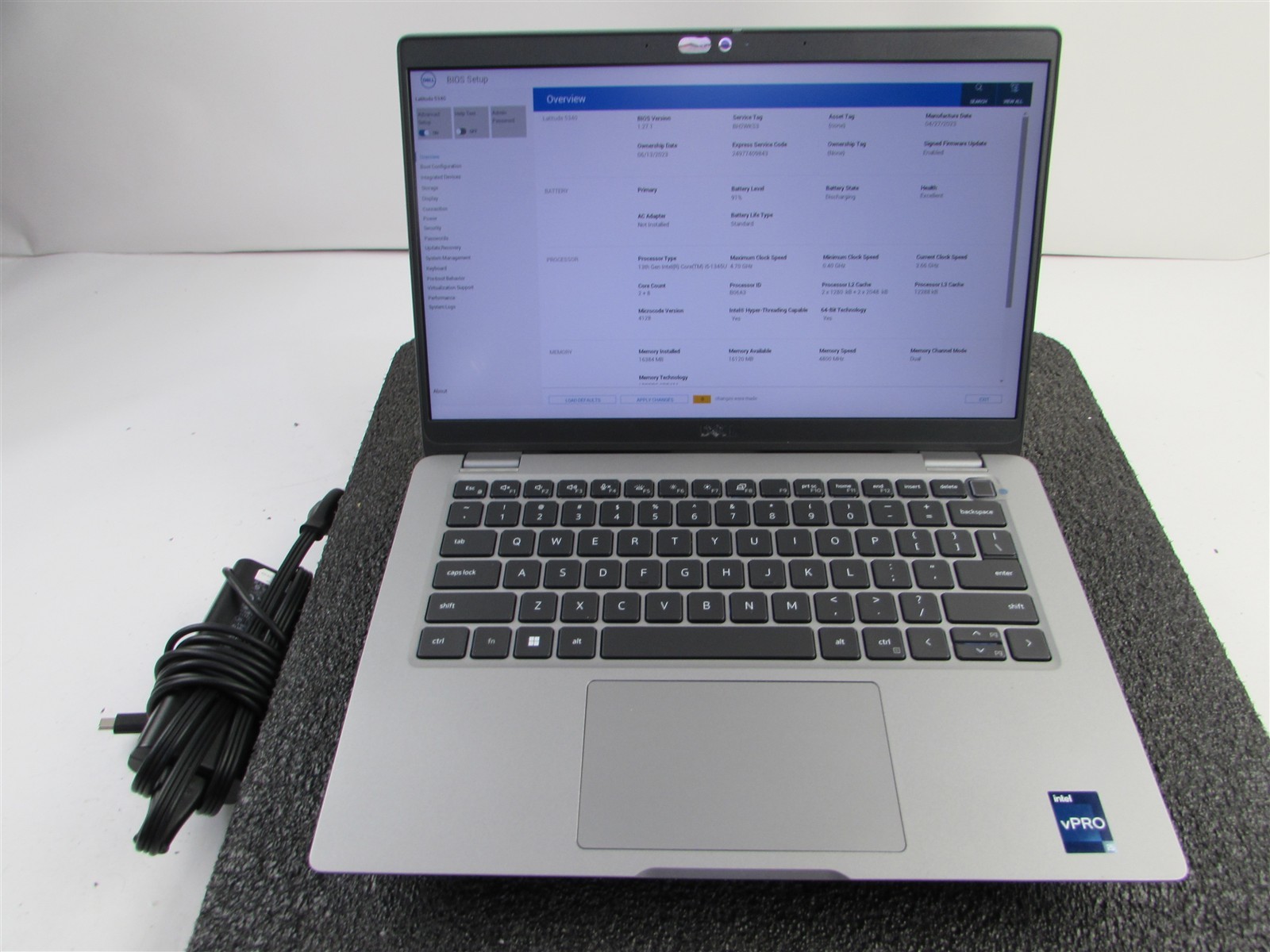 DELL LATITUDE 5340 1920X1080 FHD CORE I5-1345U 512GB SSD 16GB RAM NO O.S
